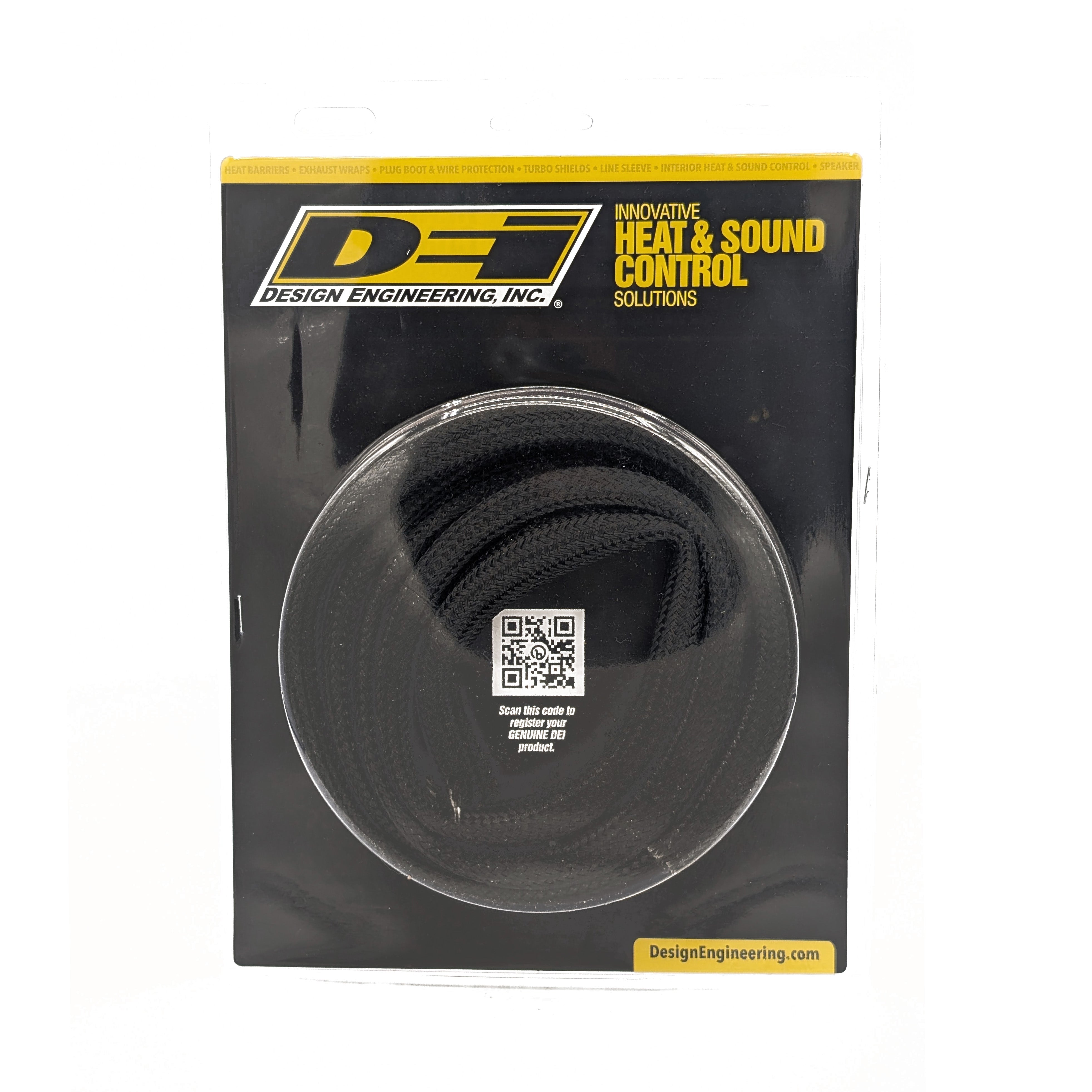 Design Engineering Protect-A-Sleeve Black Titanium .5in x 72in Exhaust Heat Shield 10591