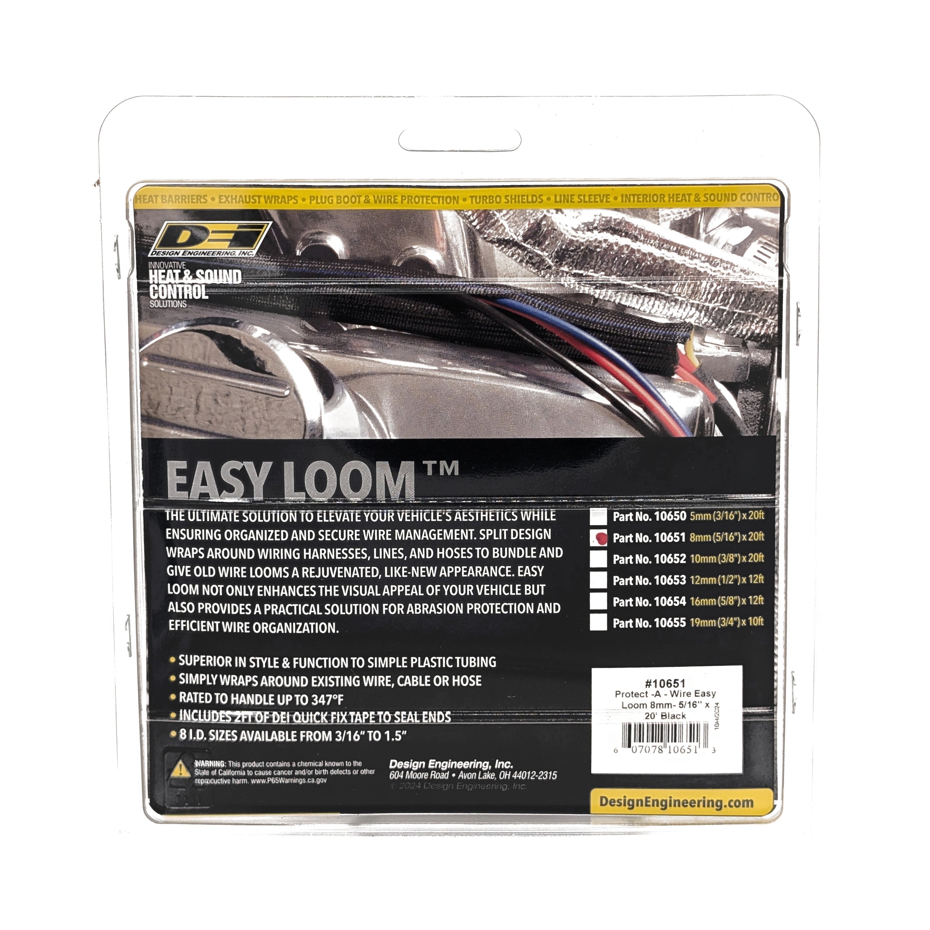 Design Engineering One 20 foot length of Easy Loom, for lines approximately 5mm in diameter. 10651