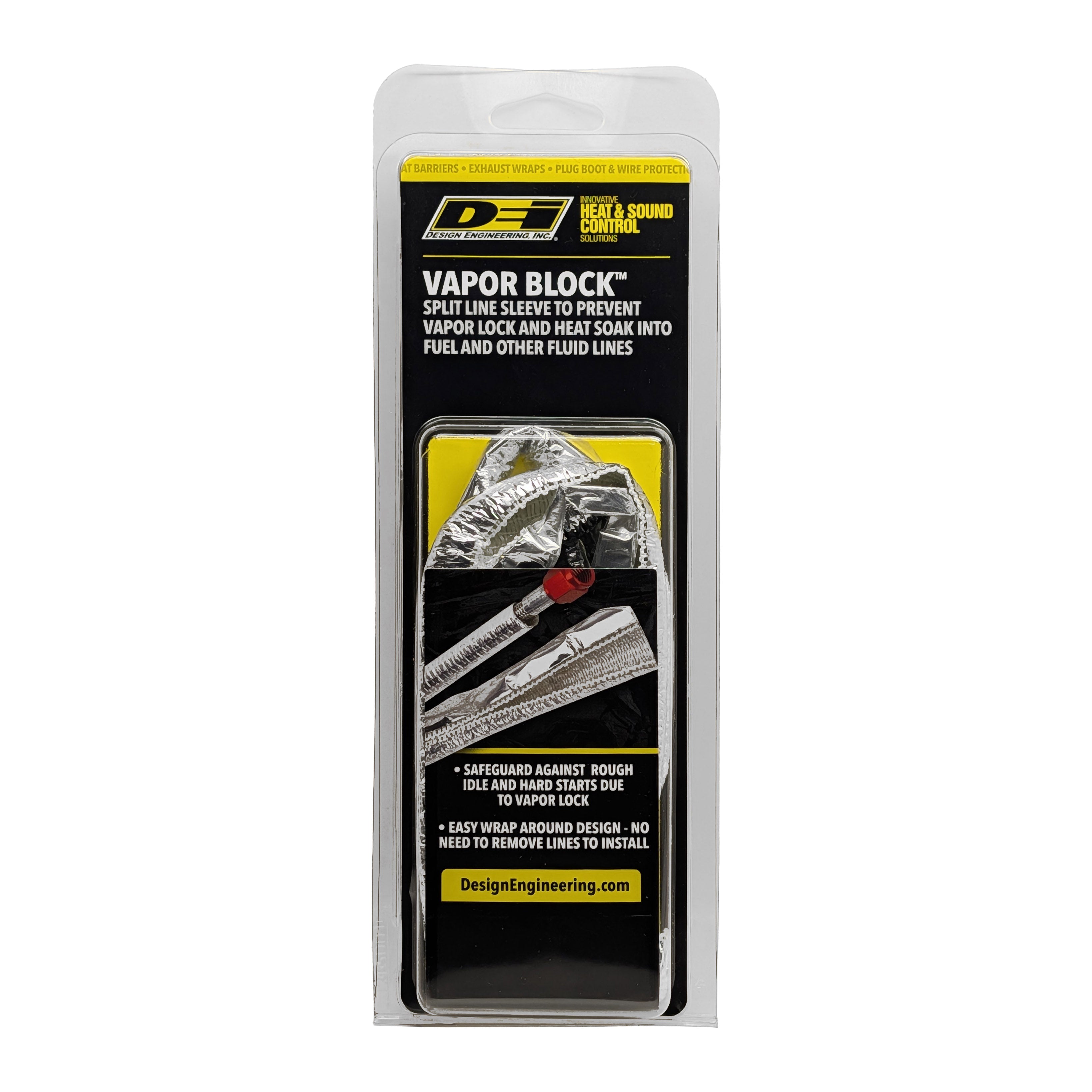 Design Engineering One 36 inch length of Vapor Block with a 3/8 inch inside diameter. Hose Cover 10671