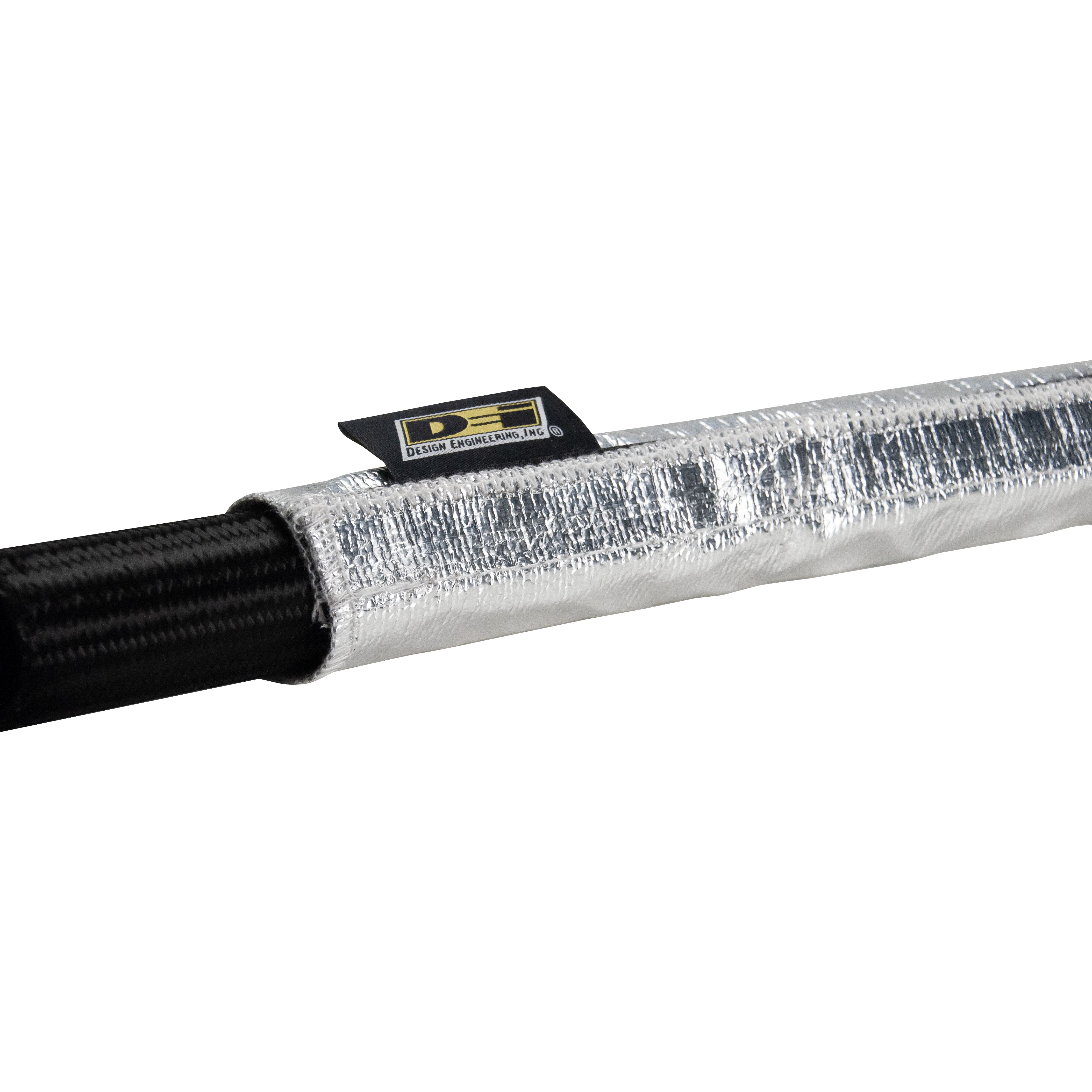 Design Engineering One 36 inch length of Heat Shroud with an inside diameter to fit 20 AN lines. 10677