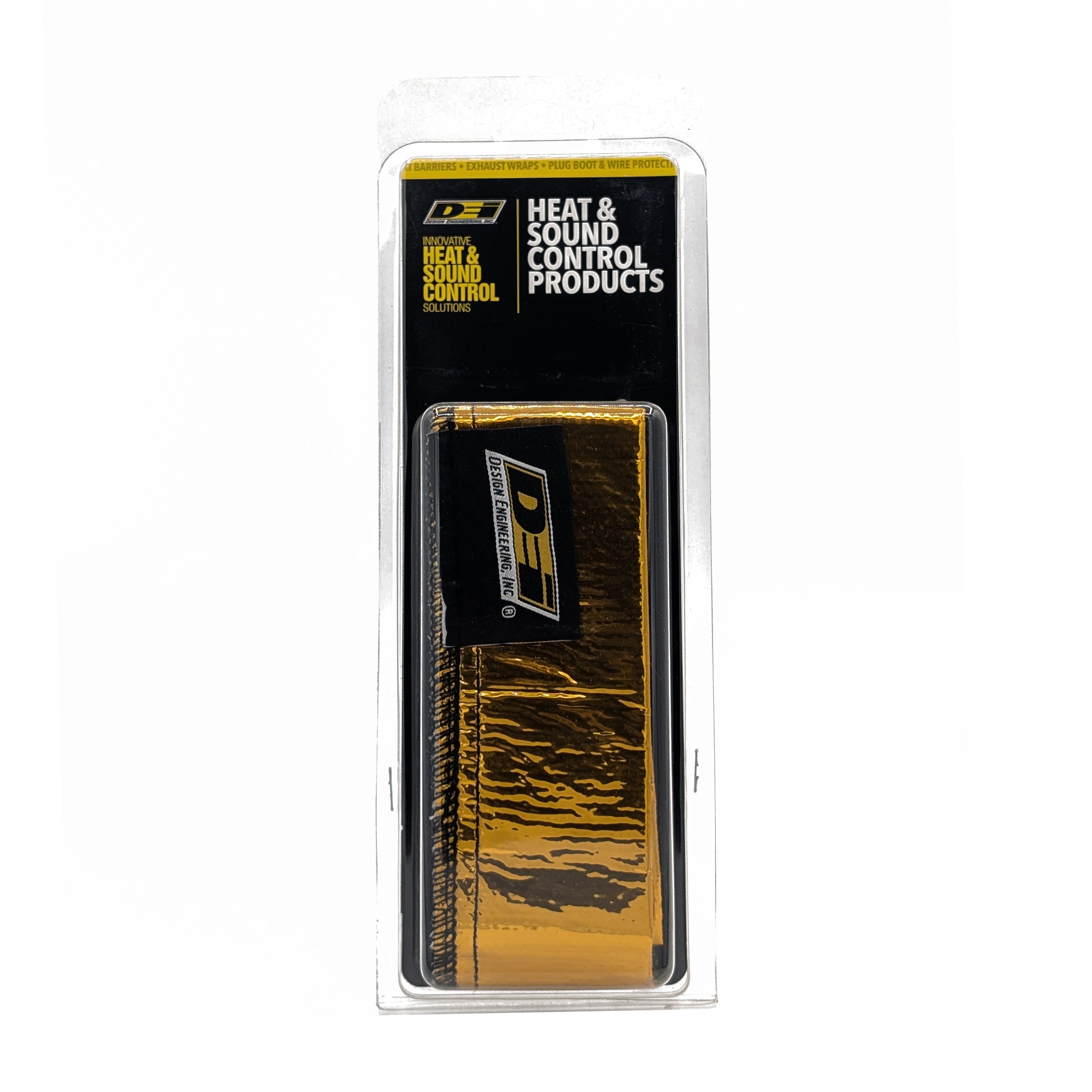 Design Engineering One 36 inch length of Heat Sheath GOLD with a 1-1/4 inch inside diameter. 10915