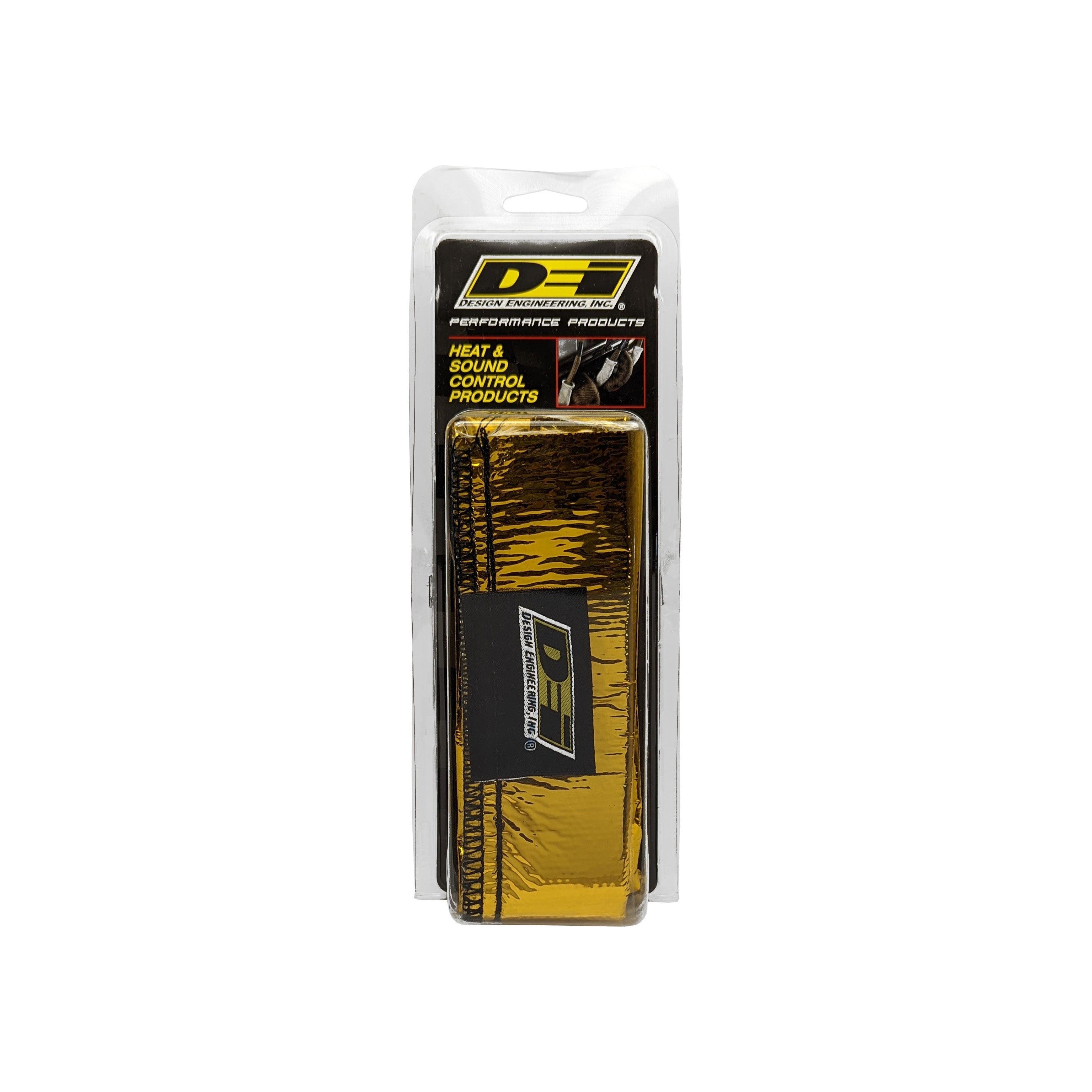Design Engineering One 36 inch length of Heat Sheath GOLD with a 2-1/4 inch inside diameter. 10918