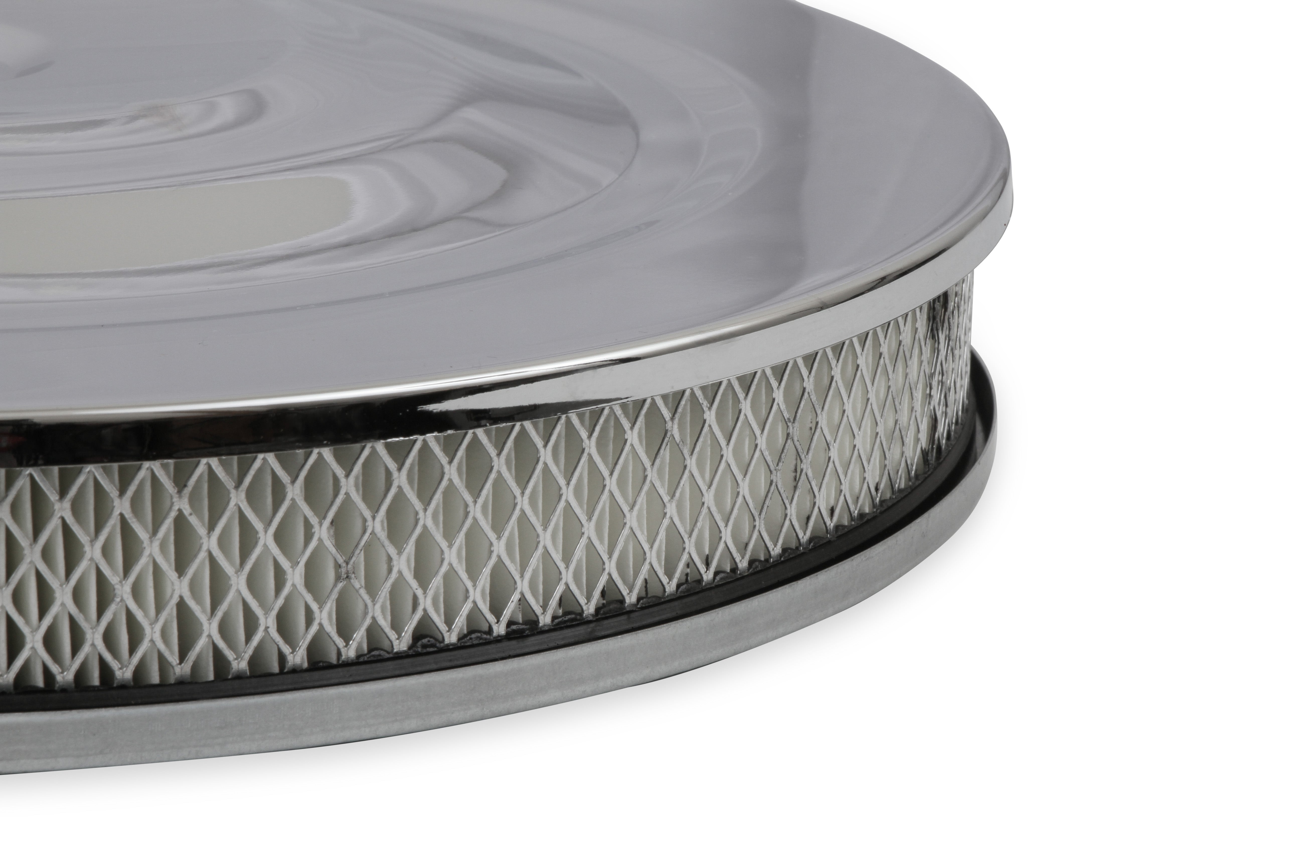 Mr Gasket Mr. Gasket Air Cleaner - 14 Inch Diameter x 2-1/4 Inch Tall - Chrome 1480 product image 8
