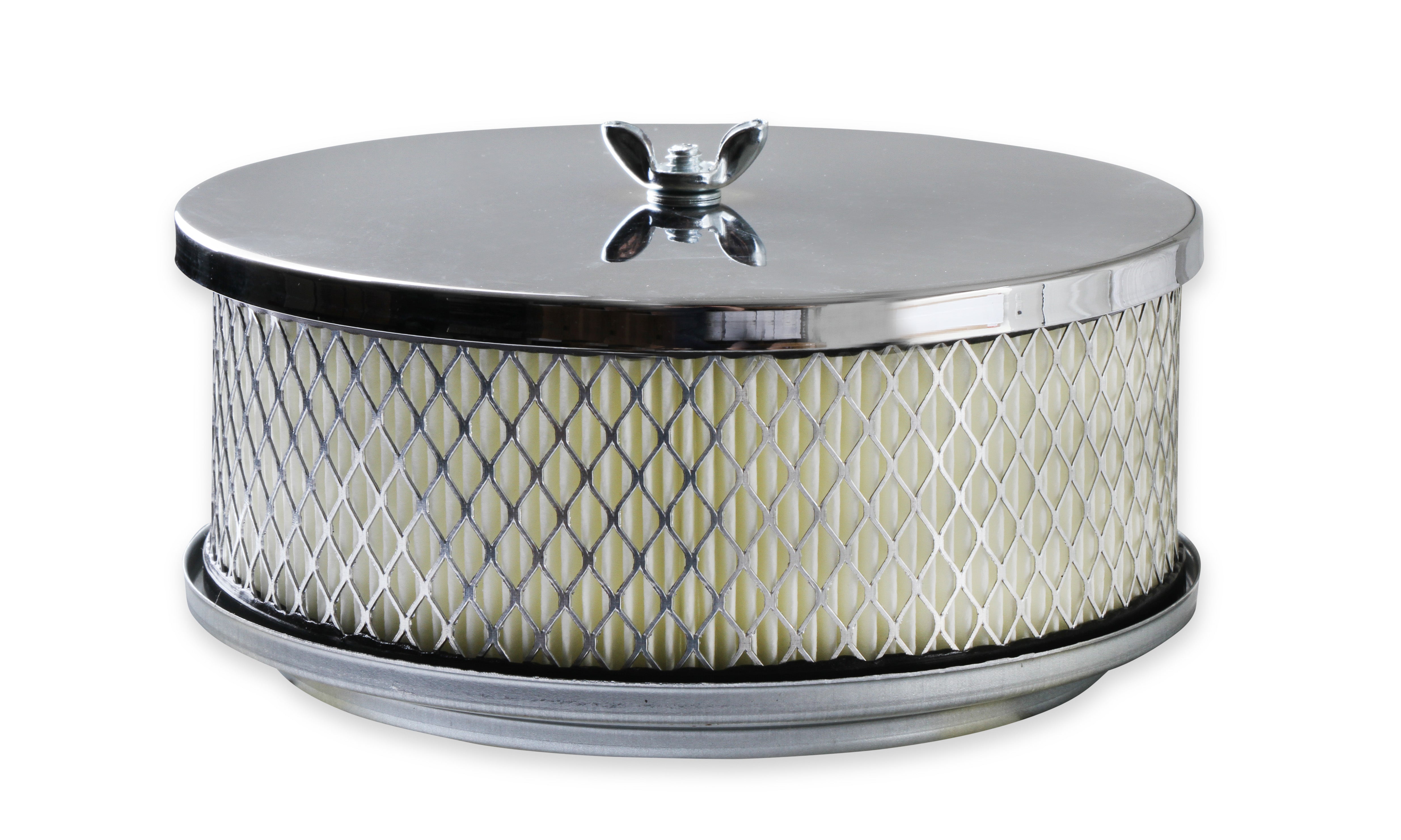 Mr Gasket Mr. Gasket Air Cleaner - 6-1/2 Inch Diameter, 2-7/16 Inch Tall - Chrome 1485 product image 7