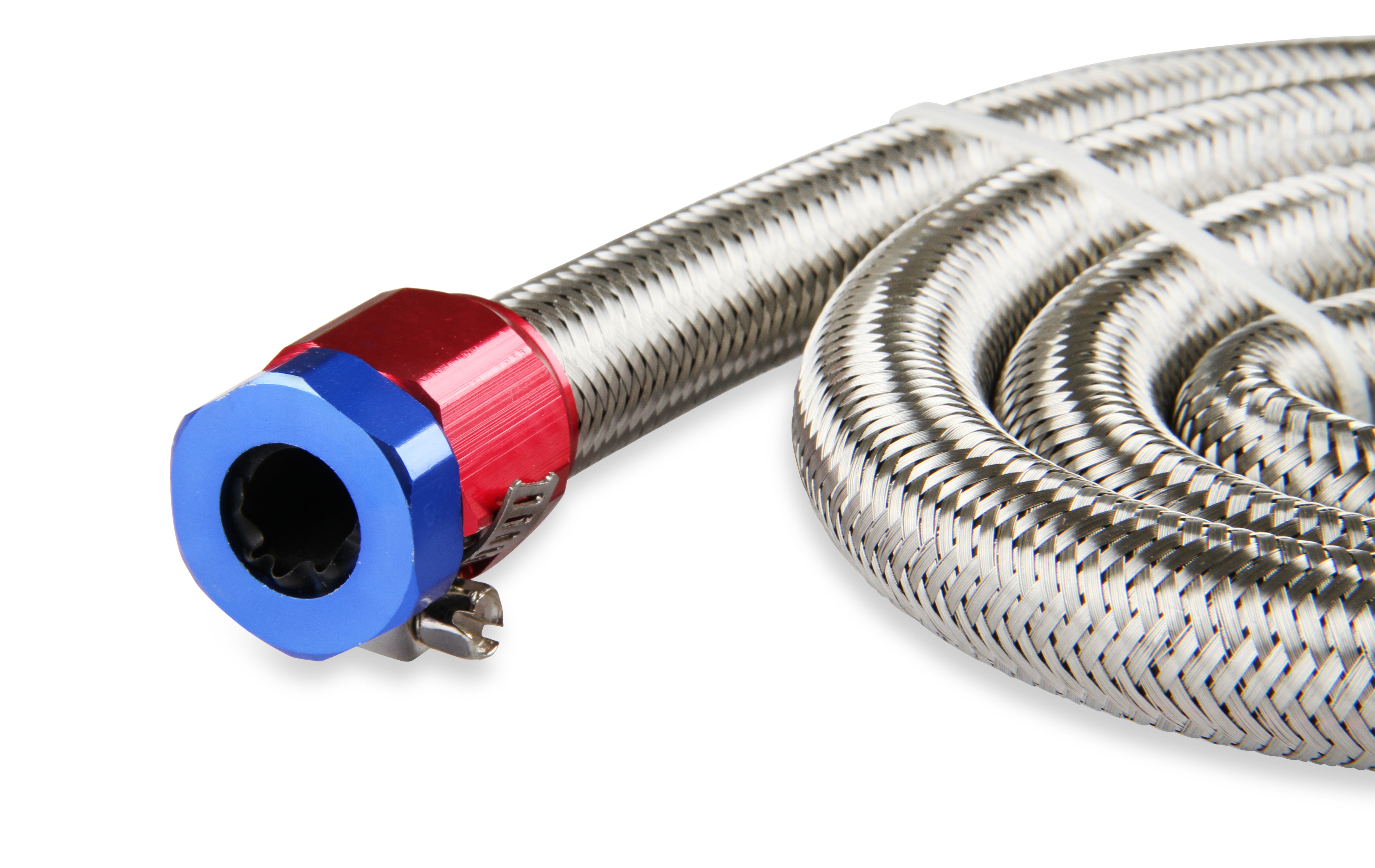 Mr Gasket Mr. Gasket Braided Steel Fuel Line Kit - 3/8 Inch x 3 Foot 1526 product image 4