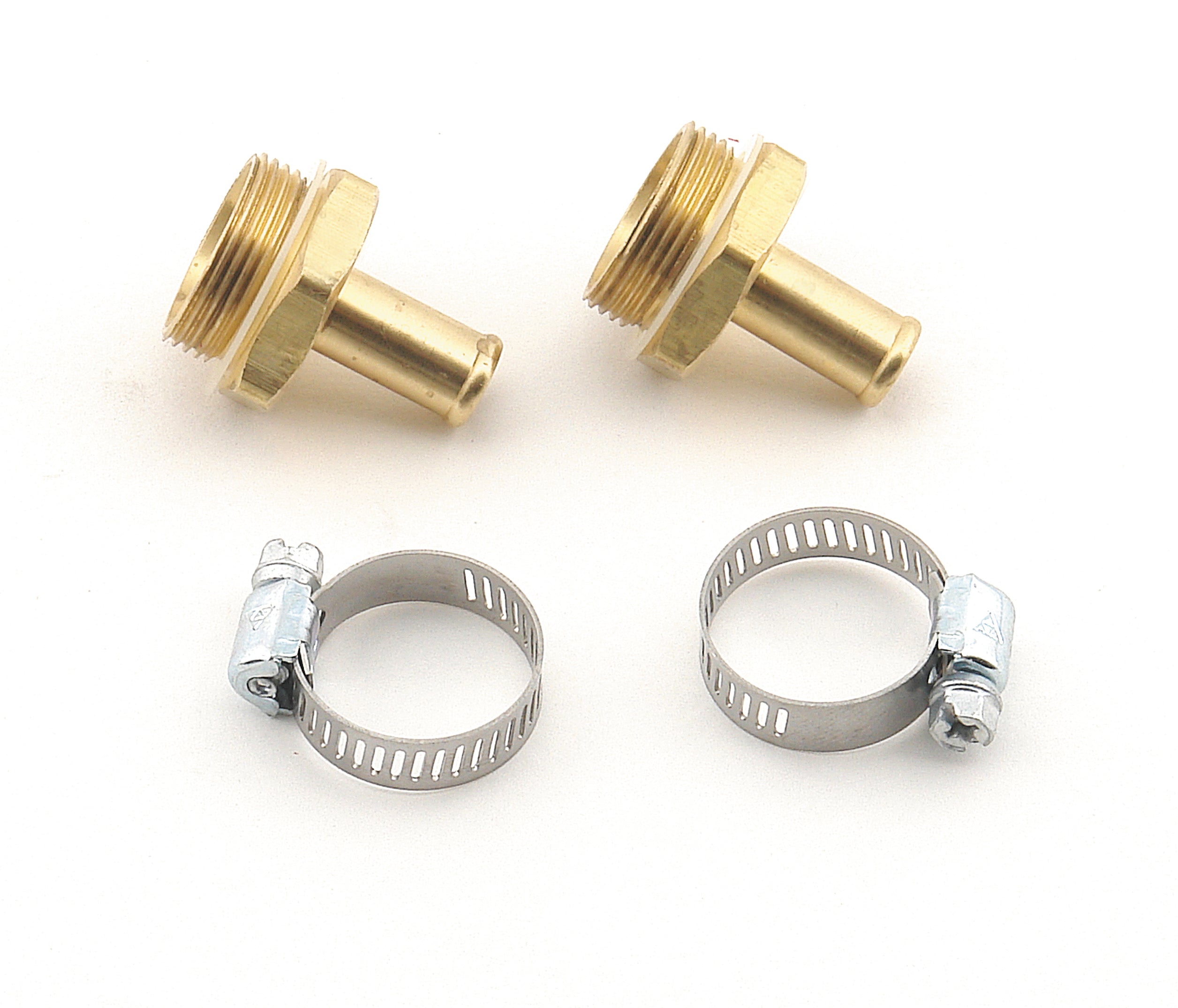 Mr Gasket Mr. Gasket Carburetor Inlet Fittings - 7/8-20 Male to 3/8 Inch Hose Barb - Brass 1543 product image 1