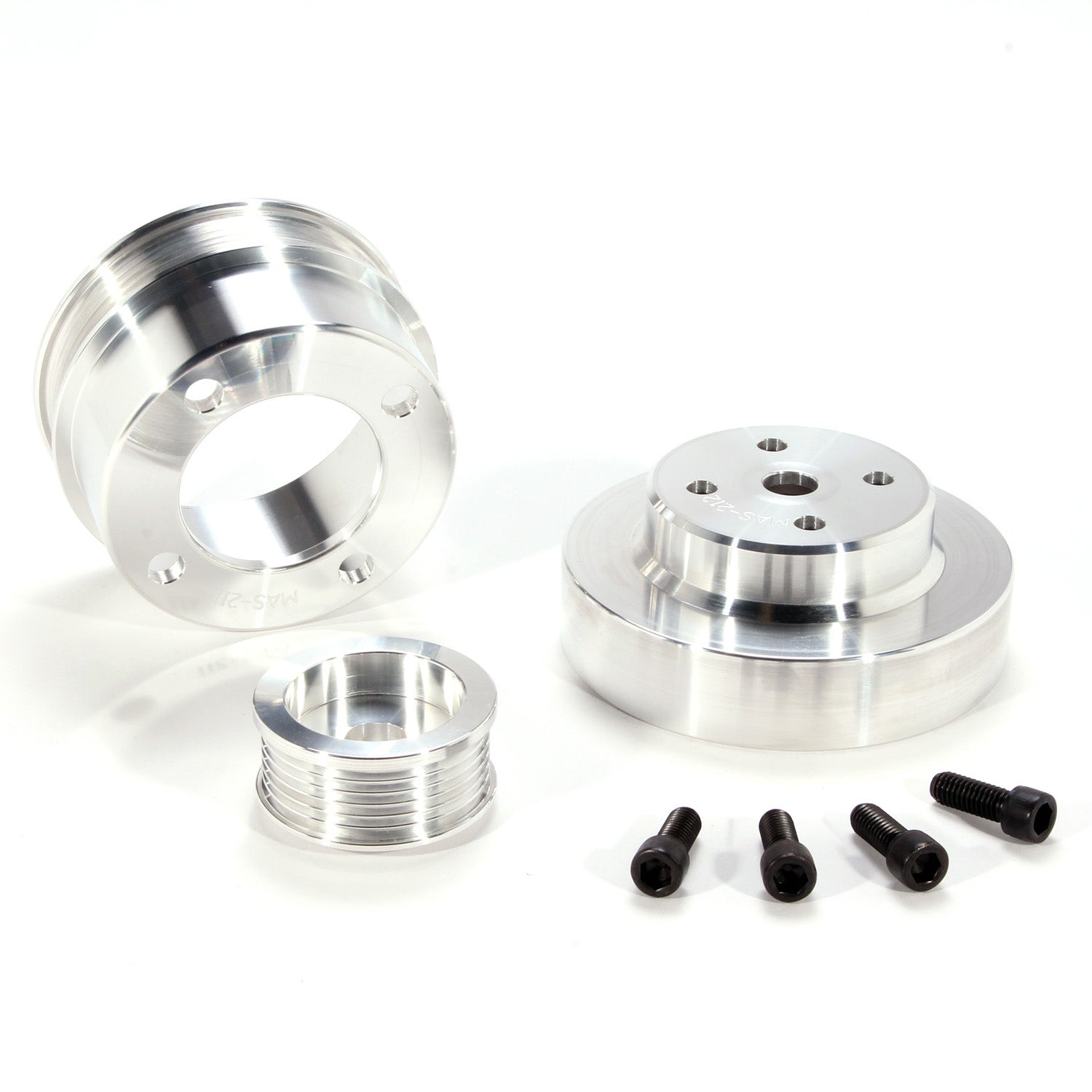 BBK Performance 1553 3-Piece Underdrive Pulley Kit for 1986-1993 Ford Mustang 5.0