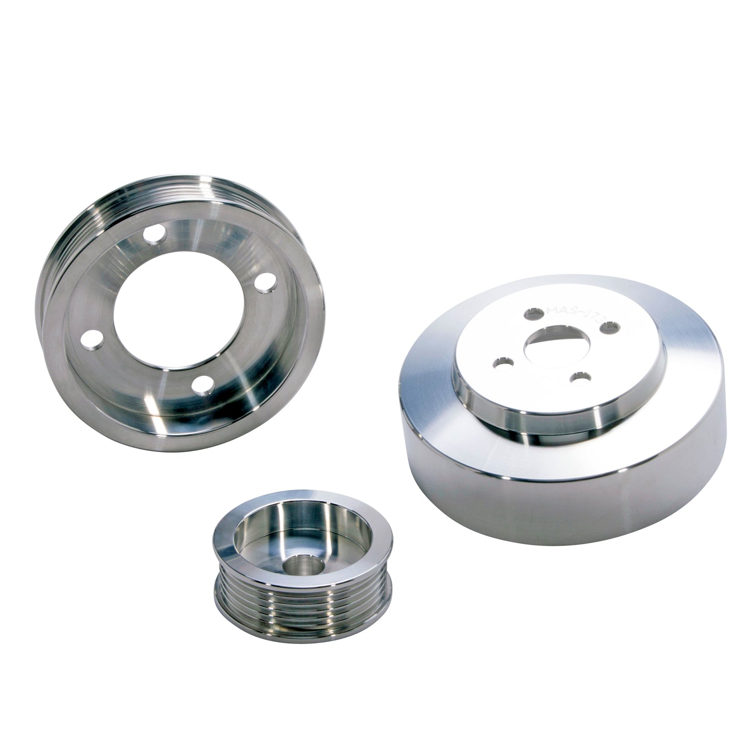 BBK Performance 1554 3-Piece Underdrive Pulley Kit for 1994-1995 Ford Mustang 5.0L