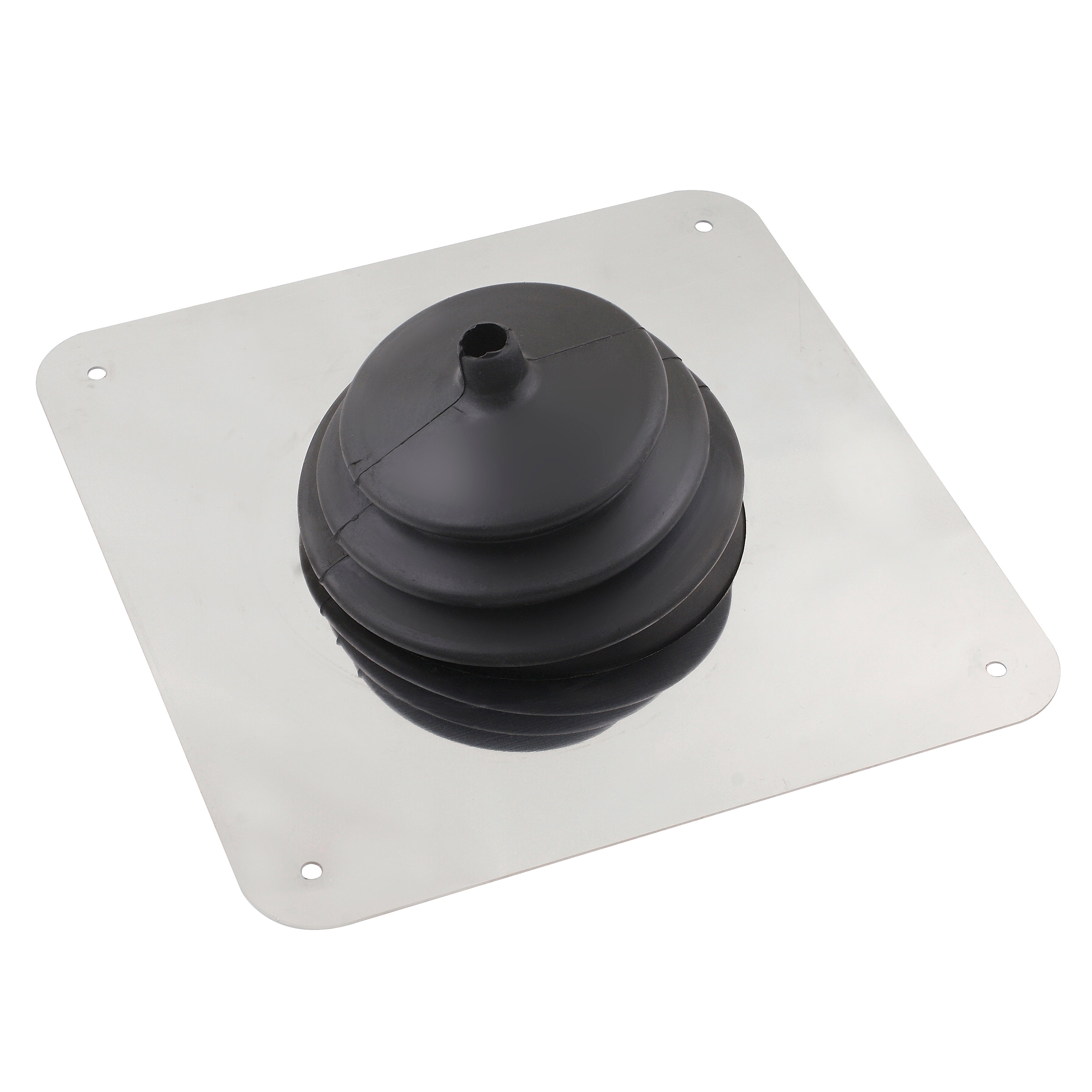 Mr Gasket Large Round Boot With 8 Inch Square Plate Manual Transmission Shift Boot 1650 product image 1