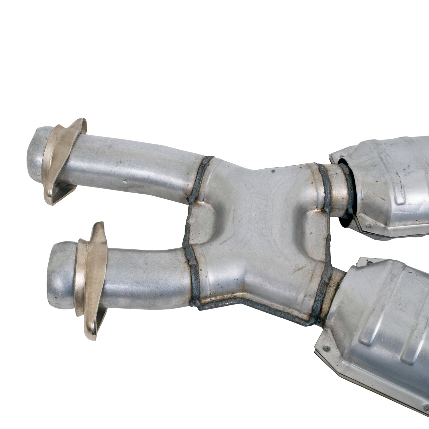 BBK Performance 1662 2.5-Inch Catted X-Pipe with Converters for 1986-1993 Ford Mustang 5.0