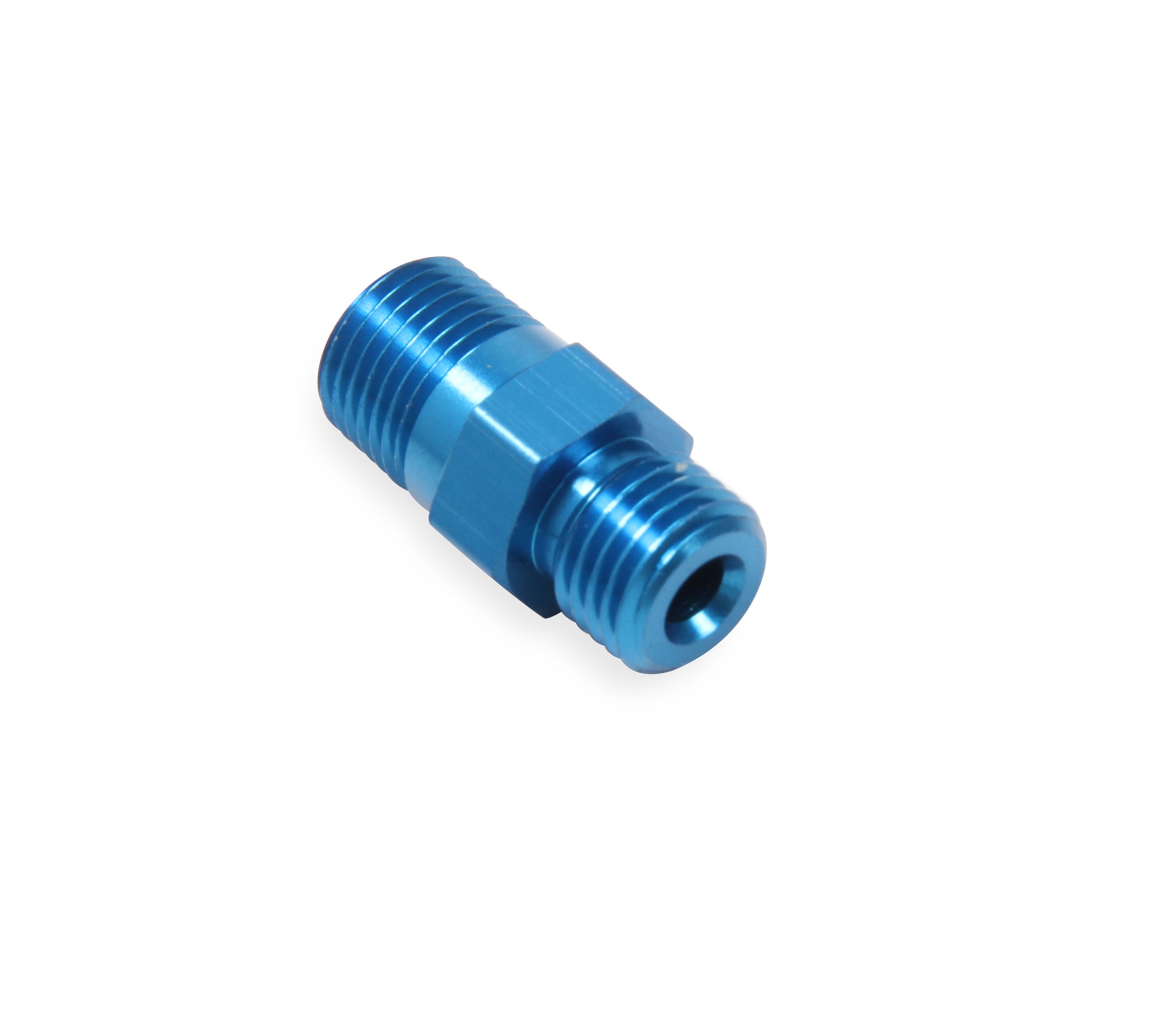 NOS/Nitrous Oxide System Flare Jet Adapter, 3AN - 1/8" NPT, Straight, Blue 17952NOS