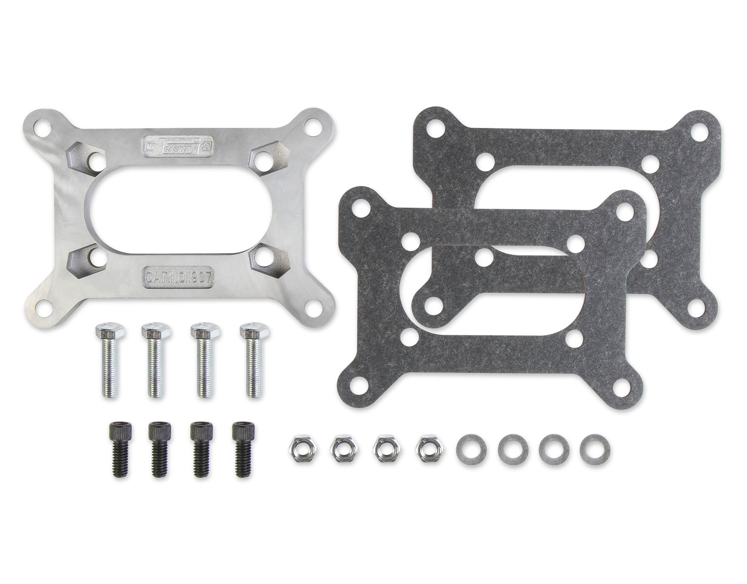 Mr Gasket Mr.gasket Carb Adapter Kit-large Holley to Small Rochester 4-Bolt(both 2-Barrel) 1937MRG product image 1