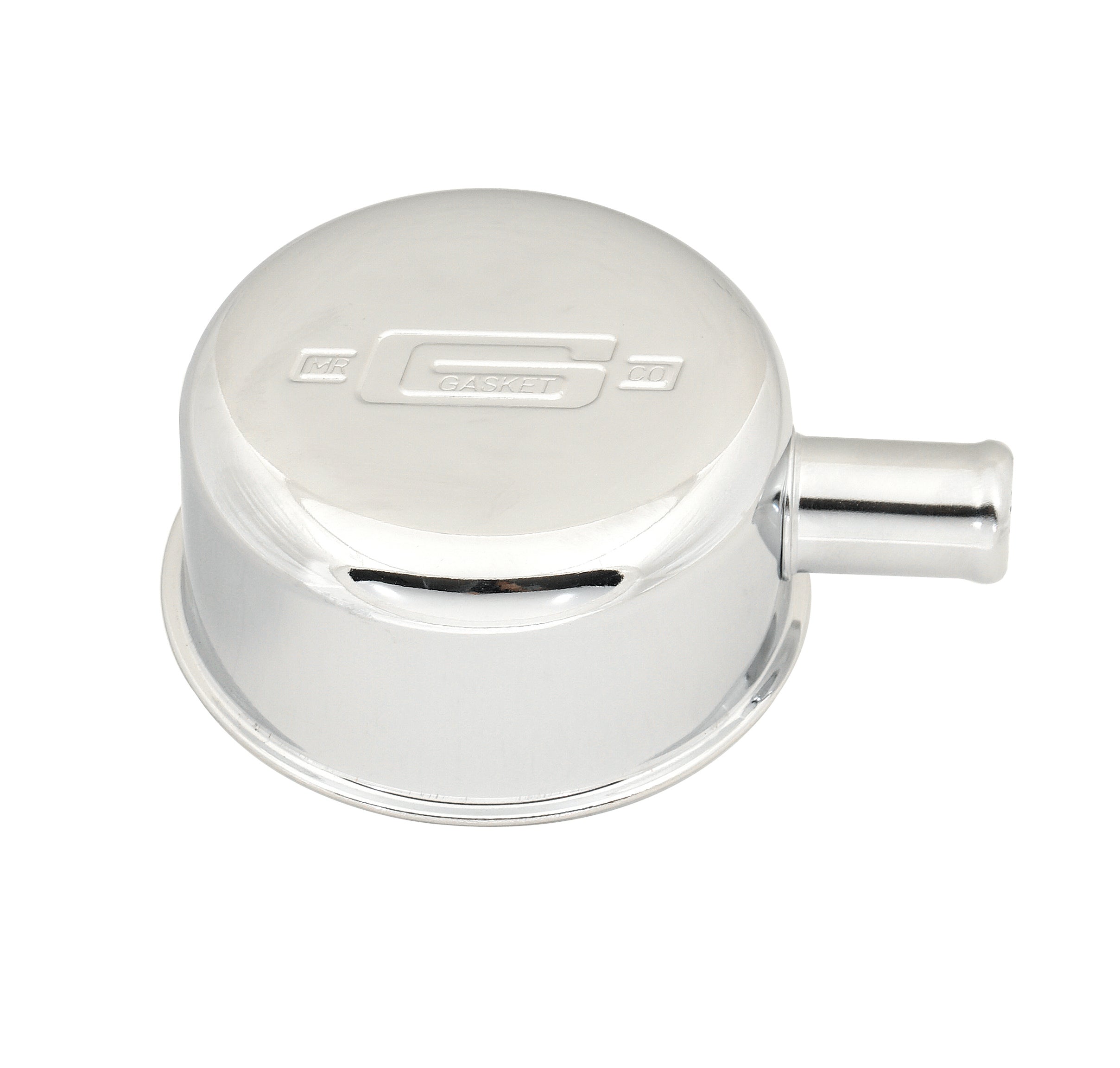 Mr Gasket Push-on Style With Breather Tube - Chrome Engine Crankcase Breather Cap 2054 product image 1