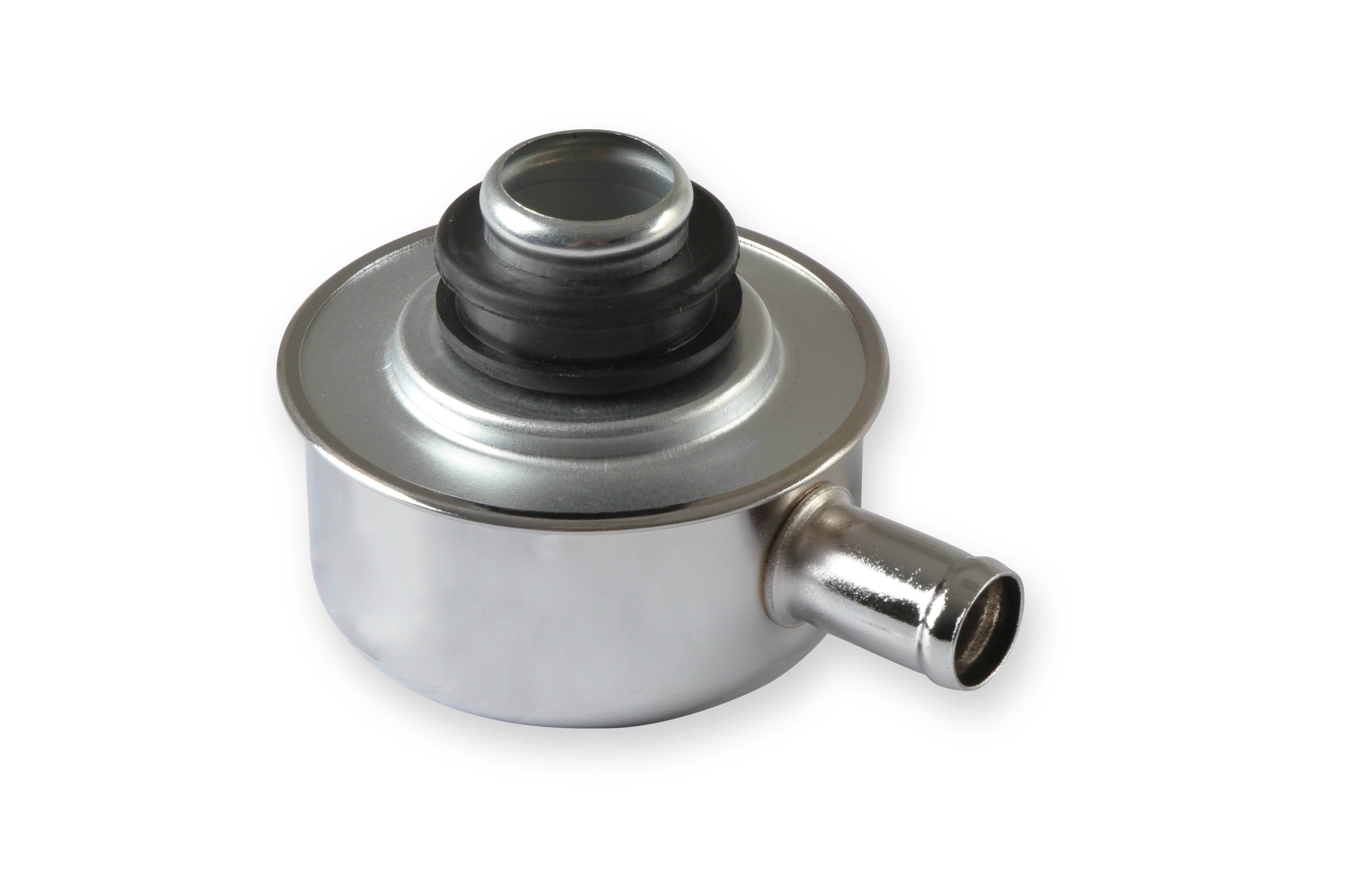 Mr Gasket Push-on Style With Breather Tube - Chrome Engine Crankcase Breather Cap 2054 product image 4