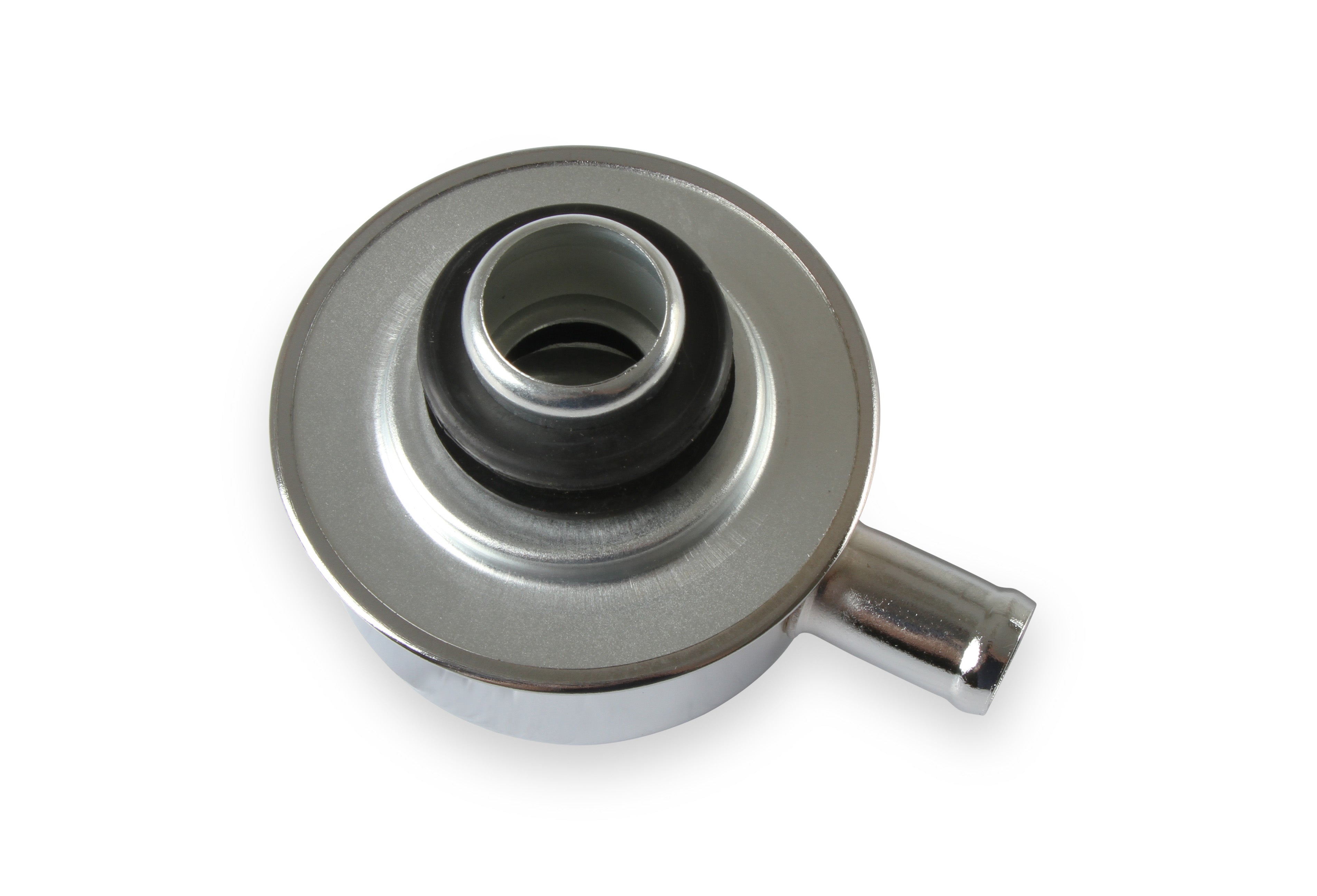 Mr Gasket Push-on Style With Breather Tube - Chrome Engine Crankcase Breather Cap 2054 product image 6