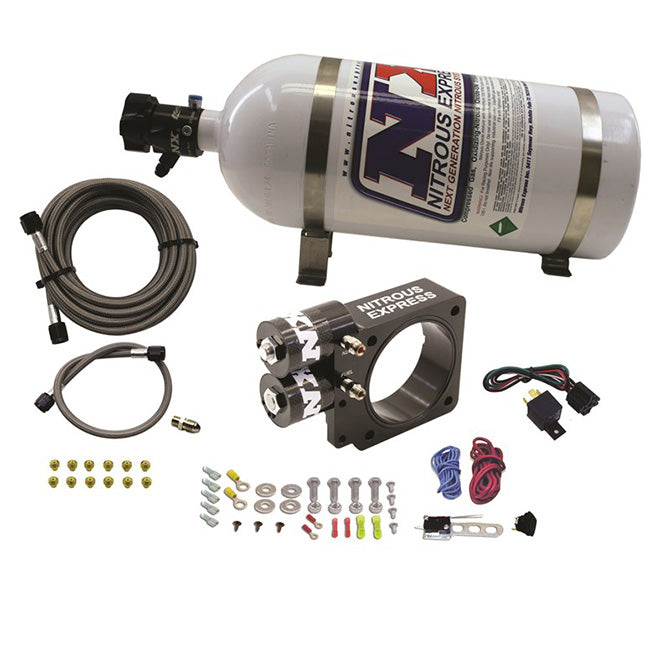 Nitrous Express 5.0L Ford Pushrod Style Engine Nitrous Plate System 10lb Bottle.