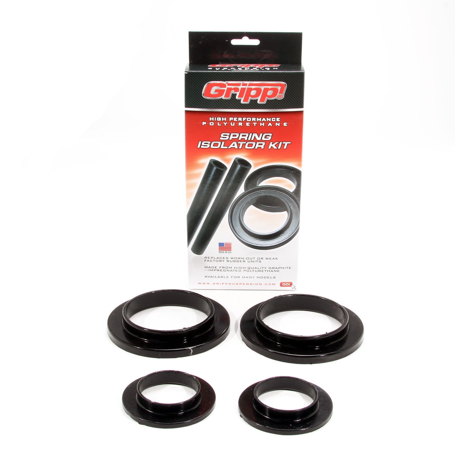 BBK Performance 2546 Rear Coil Spring Isolator Kit for Ford Mustang 1979-2004