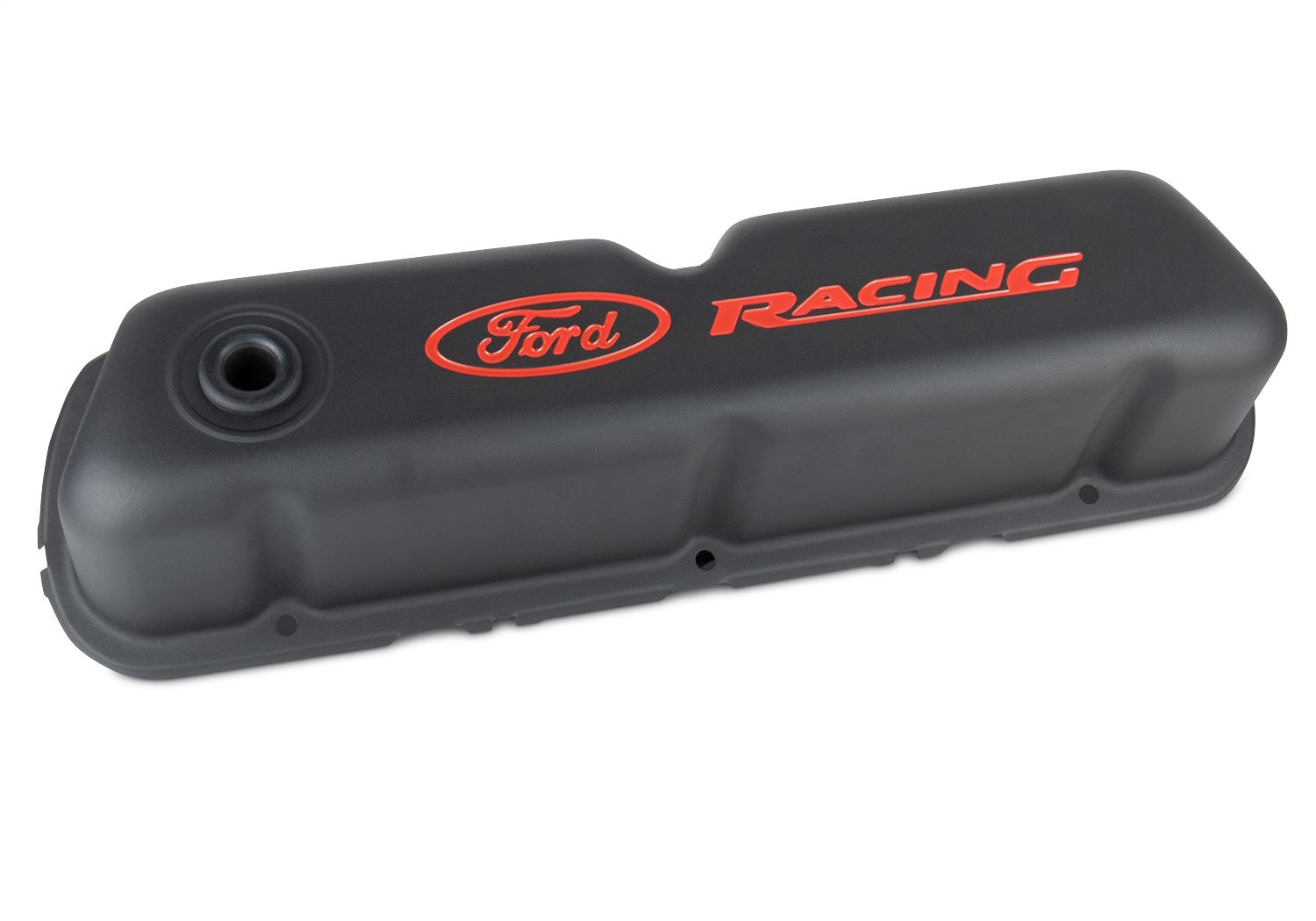 Ford Performance Logo Stamped Steel Valve Covers Black Crinkle Finish - 302-072 - Image 2
