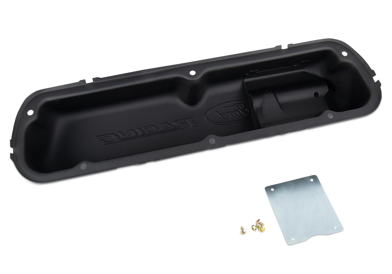 Ford Performance Logo Stamped Steel Valve Covers Black Crinkle Finish - 302-072 - Image 4