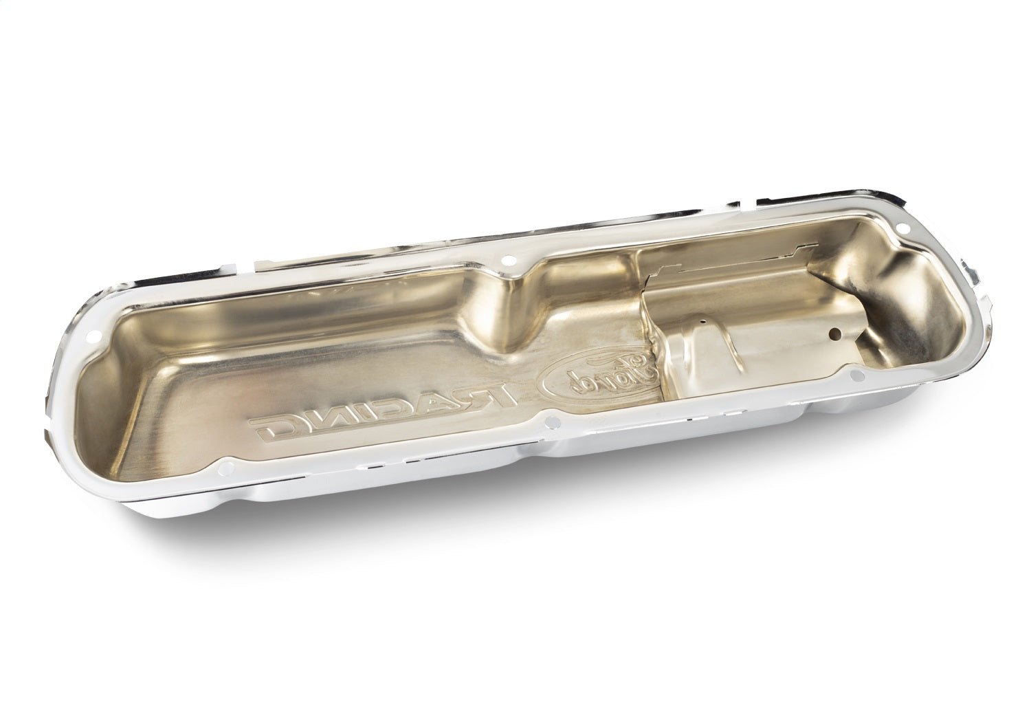 Ford Performance Ford Mustang Logo Stamped Steel Chrome Valve Covers - 302-100 - Image 5