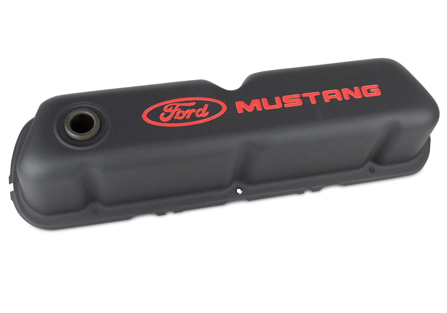 Ford Performance Ford Mustang Logo Black Crinkle Valve Covers - 302-101 - Image 2