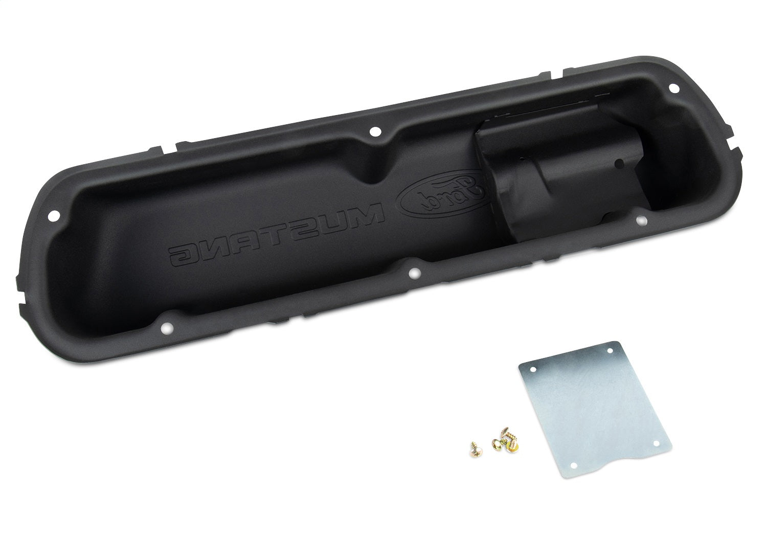 Ford Performance Ford Mustang Logo Black Crinkle Valve Covers - 302-101 - Image 5