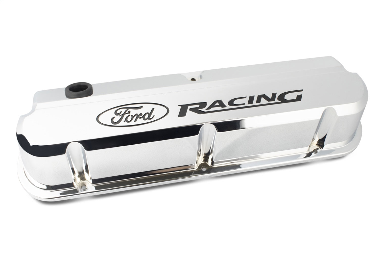 Ford Performance 289 - 351 Slant Edge Valve Cover Chrome - 302-139 - Image 2