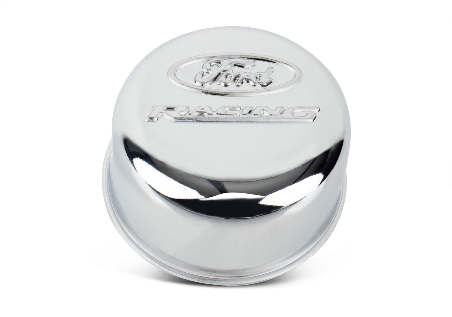Ford Performance Logo Air Breather Cap: Push - In Type Chrome - 302-215 - Image 5
