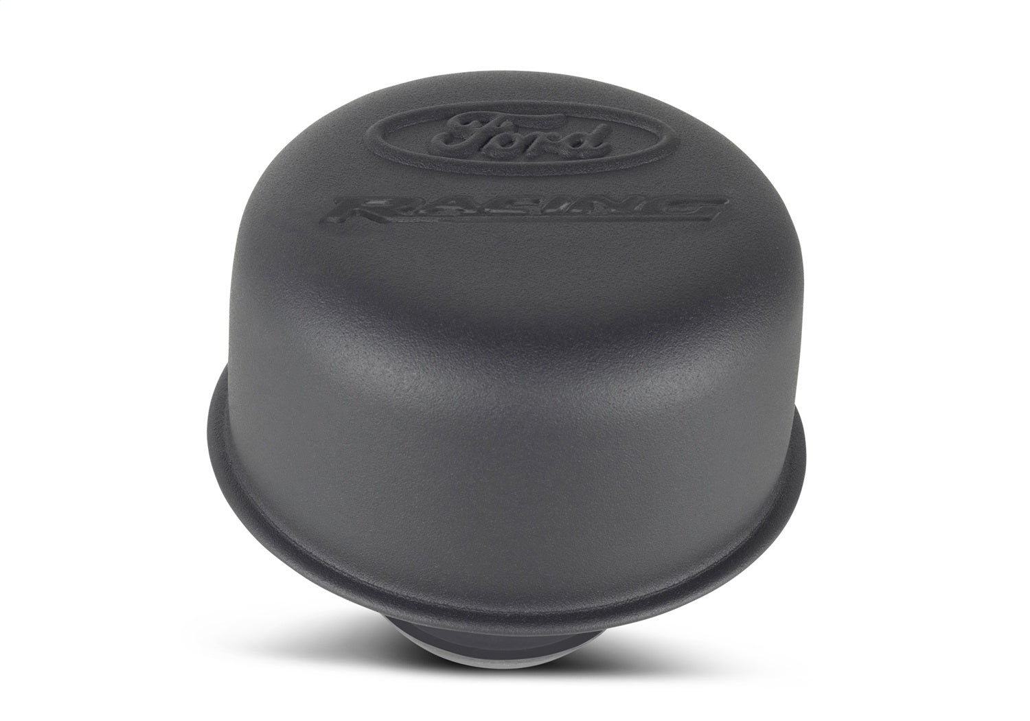Ford Performance Logo Air Breather Cap: Push - On - Black Crinkle Finish - 302-216