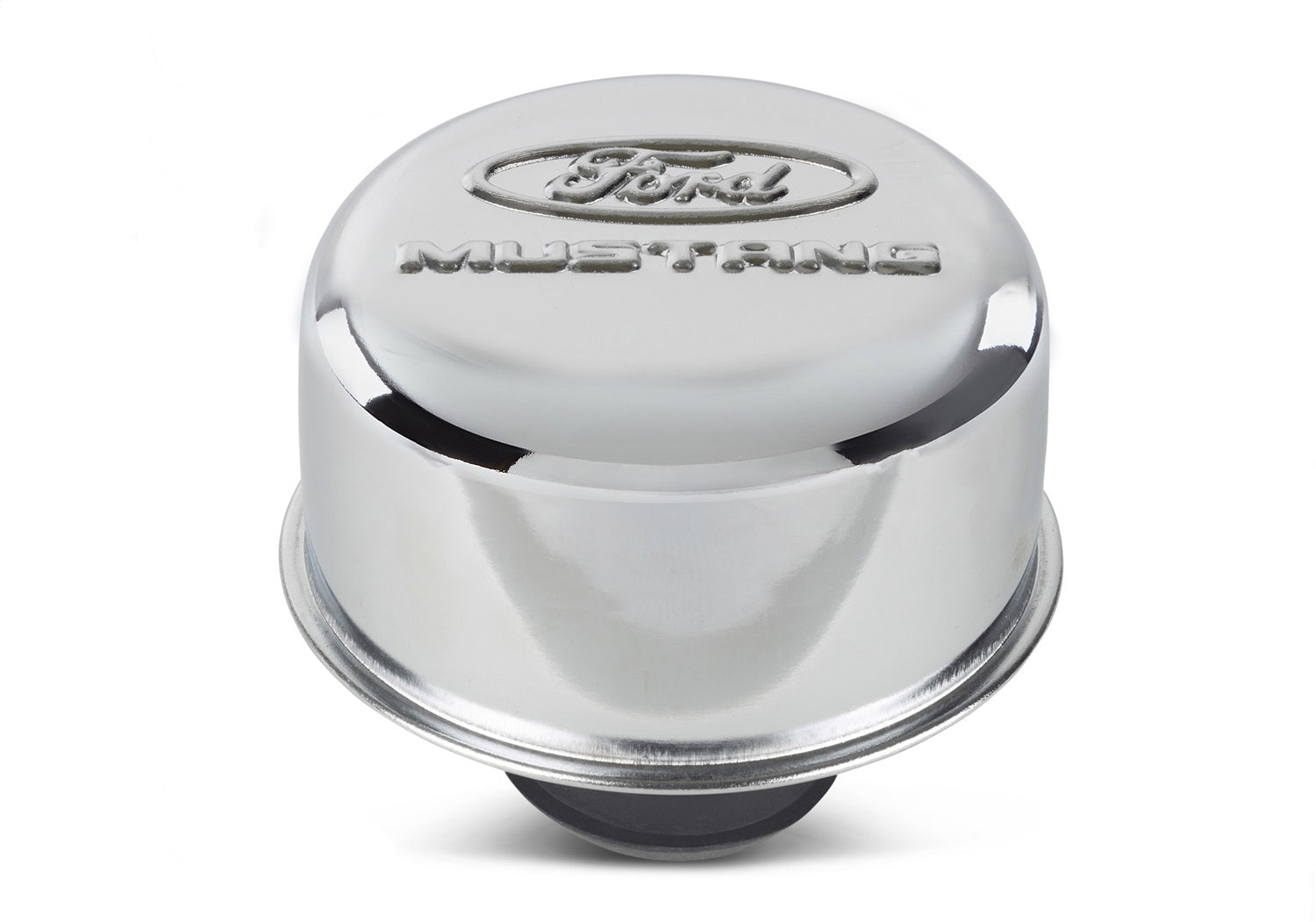 Ford Performance Ford Mustang Logo Air Breather Cap - Chrome - 302-220 - Image 3