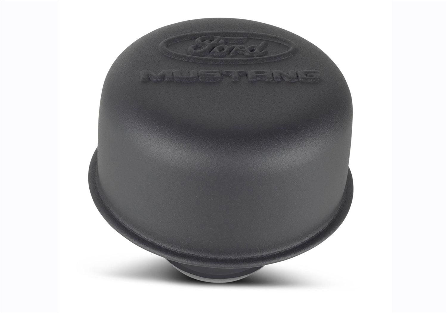 Ford Performance Ford Mustang Logo Air Breather Cap: Black Crinkle Finish - 302-221 - Image 2