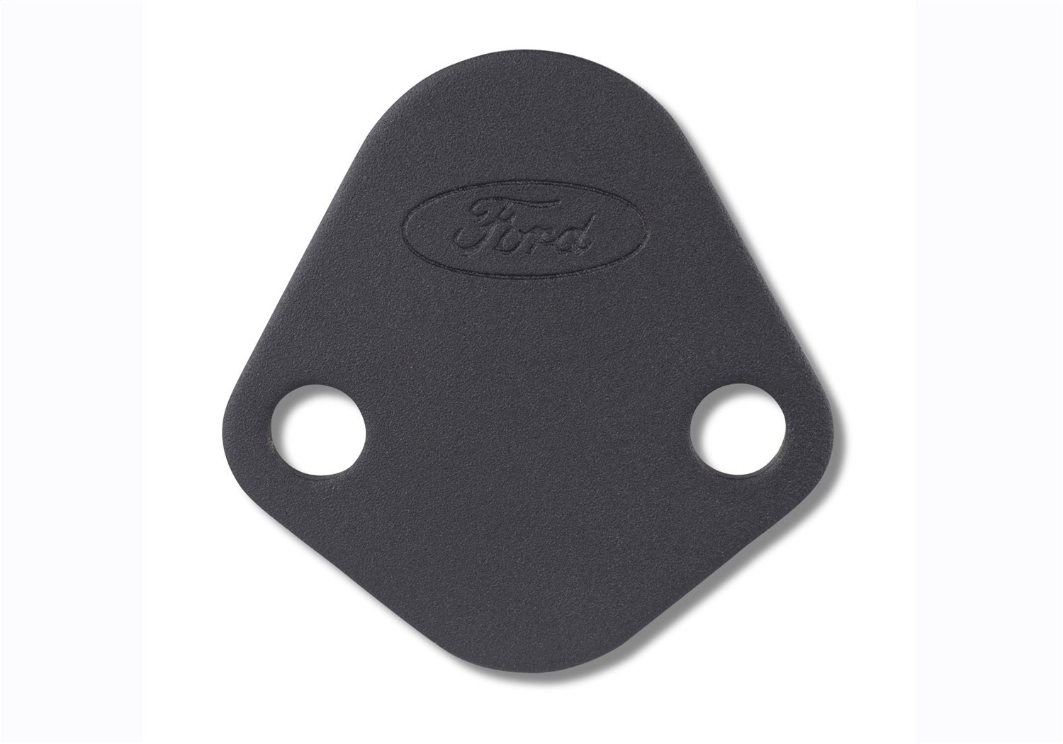 Ford Performance Fuel Pump Block Off Plate, Black Crinkle Finish With Ford Oval - 302-291 - Image 2