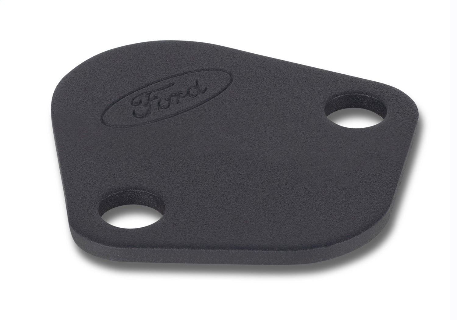 Ford Performance Fuel Pump Block Off Plate, Black Crinkle Finish With Ford Oval - 302-291 - Image 3