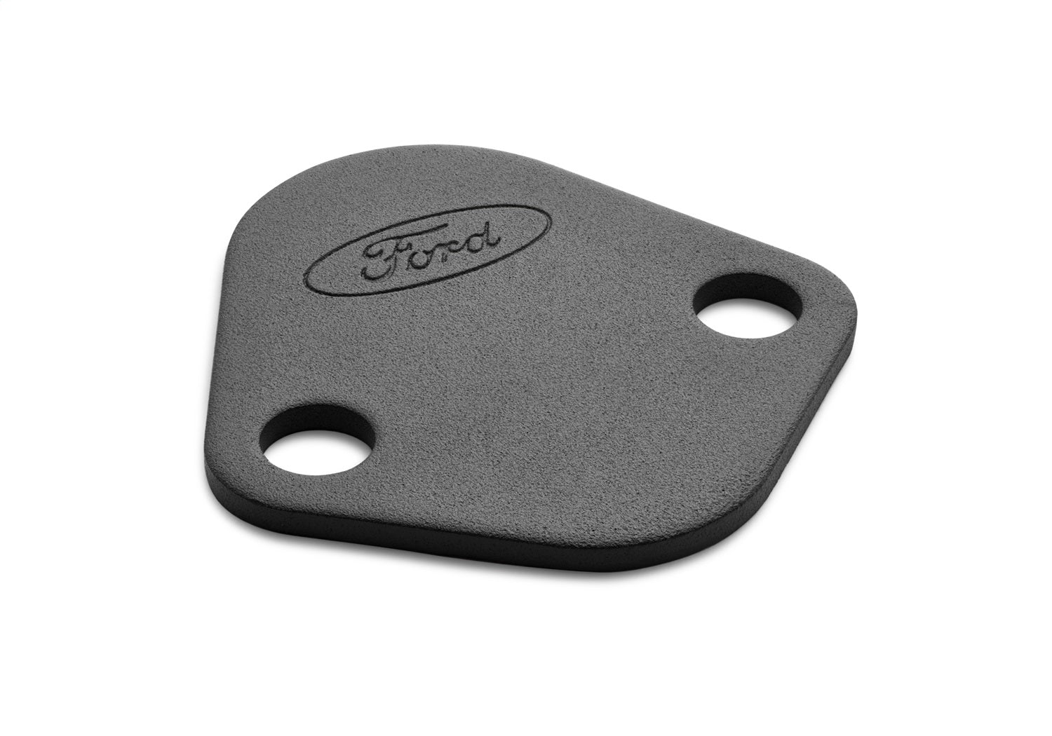 Ford Performance Fuel Pump Block Off Plate, Black Crinkle Finish With Ford Oval - 302-291 - Image 4