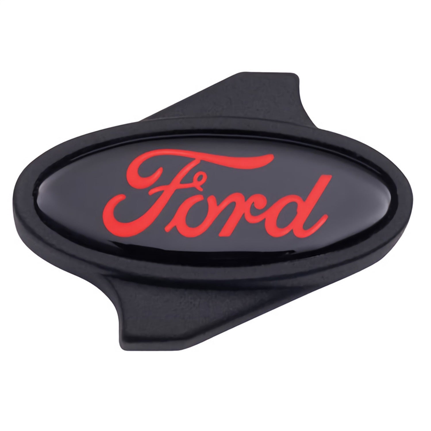 Ford Performance Black Finish Air Cleaner Nut: Red Ford Oval Logo - 302-339