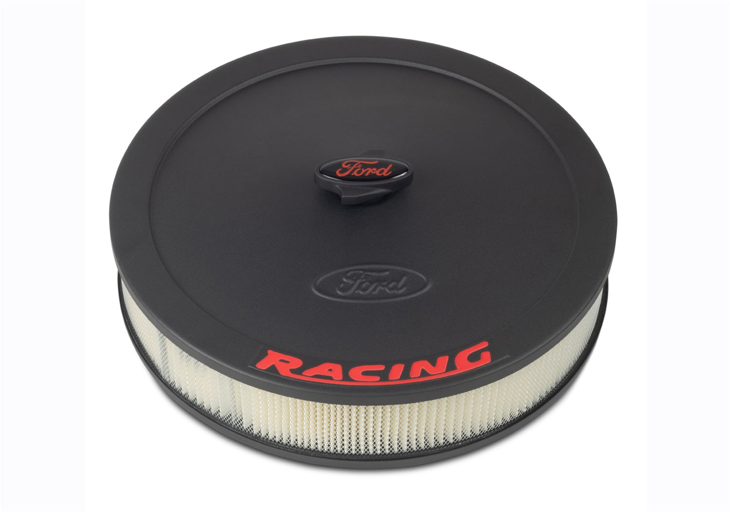Ford Performance Air Cleaner Kit: Black Crinkle Finish, Red Ford Racing Emblem - 302-352 - Image 2