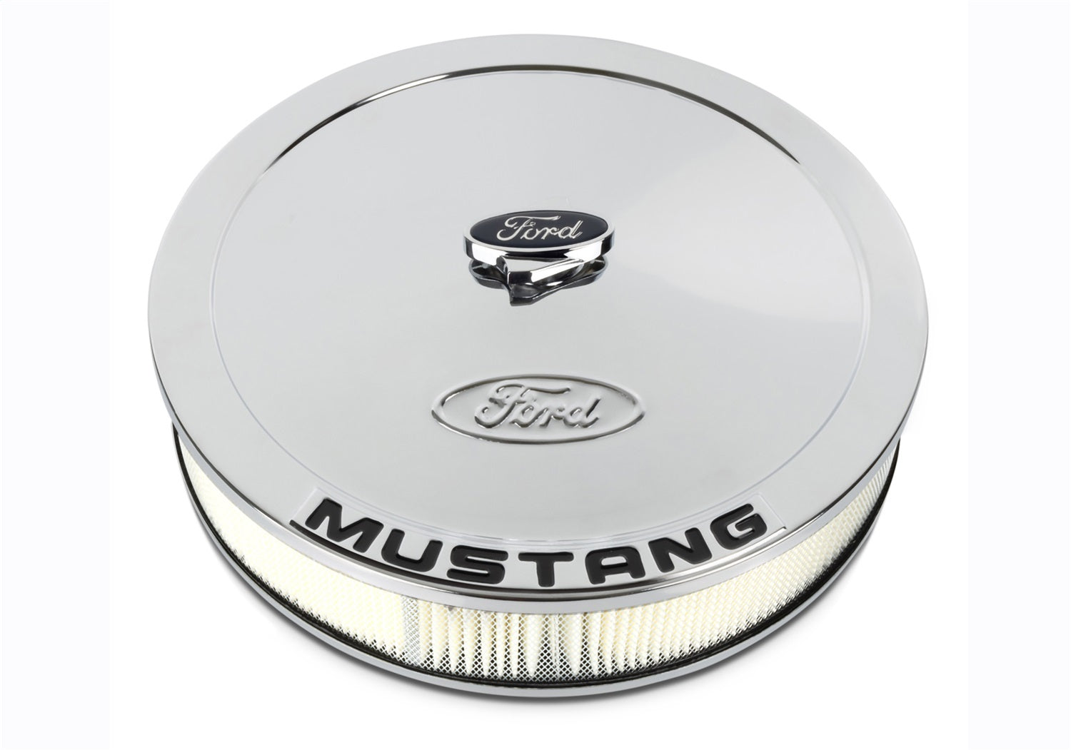 Ford Performance Air Cleaner Kit: Chrome, Ford Mustang Emblem - 302-361 - Image 5