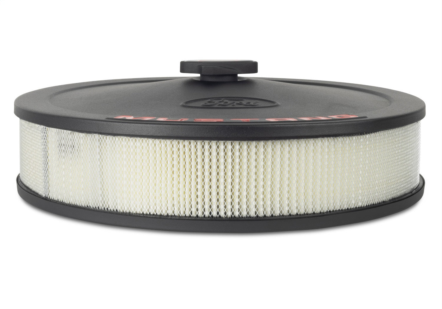 Ford Performance Air Cleaner Kit: Black Crinkle Finish, Red Mustang Emblem - 302-362 - Image 4