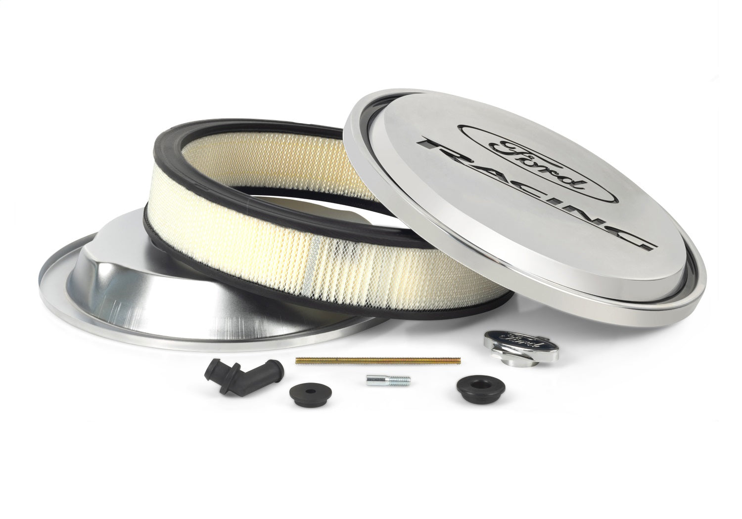 Ford Performance Slant Edge Air Cleaner Polished - 302-383 - Image 3