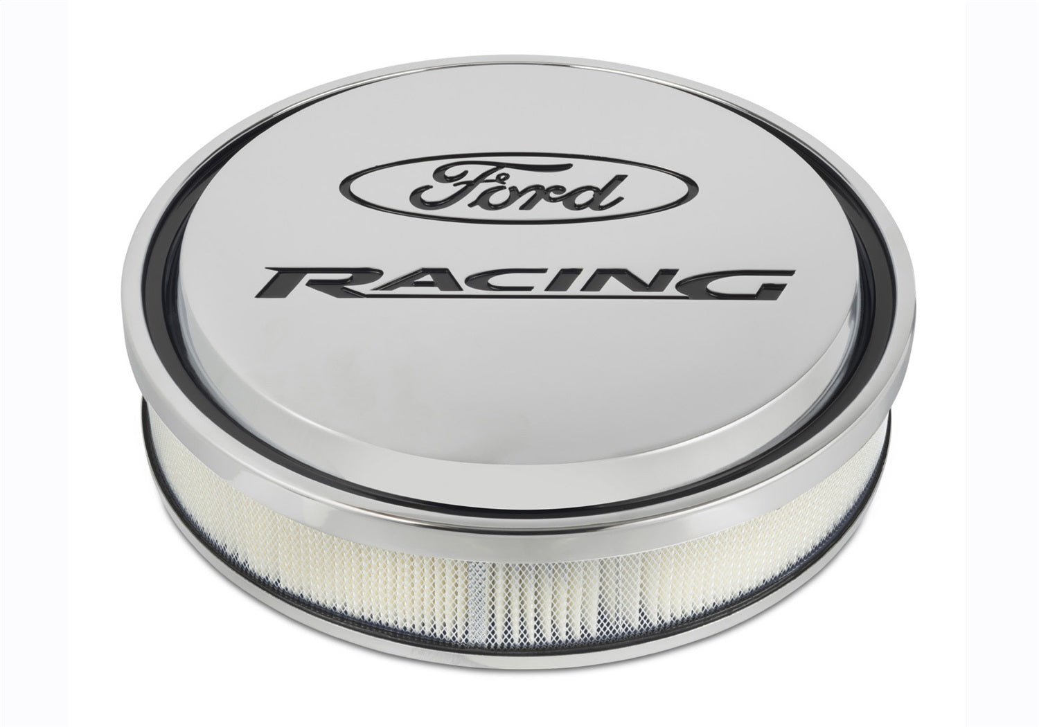 Ford Performance Slant Edge Air Cleaner Chrome - 302-384 - Image 2