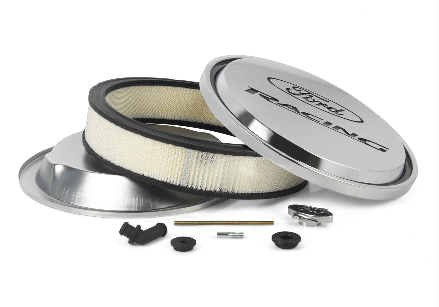 Ford Performance Slant Edge Air Cleaner Chrome - 302-384 - Image 3