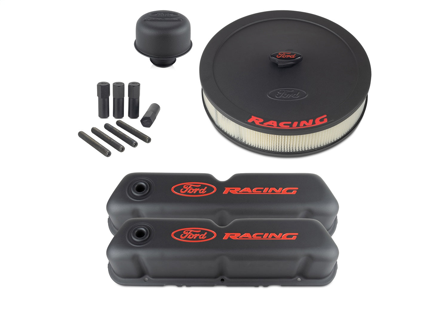Ford Performance Complete Dress Up Kit, Black Crinkle Finish - 302-500 - Image 2