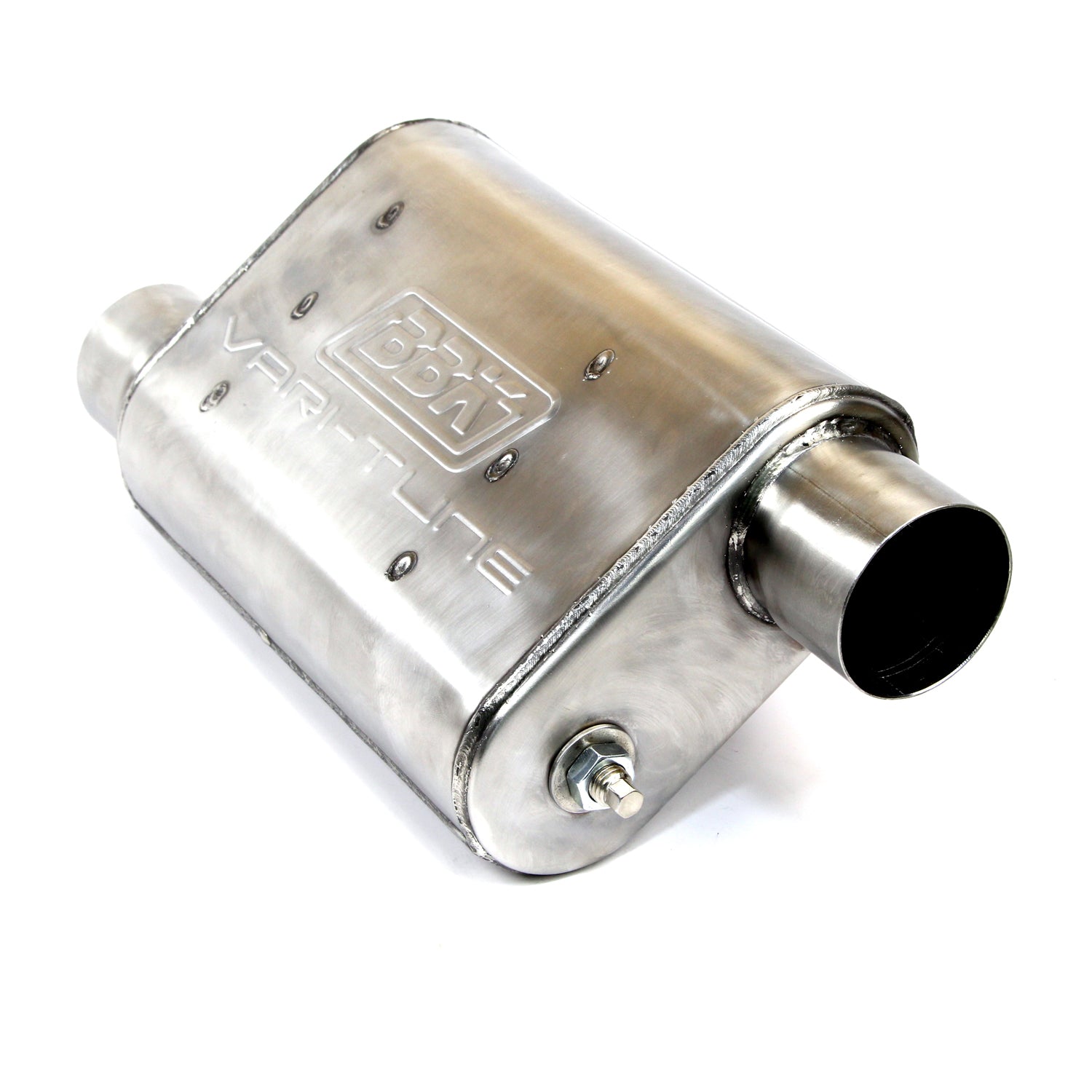 BBK Performance 31015 Varitune Adjustable Stainless Steel Muffler, 2.5-Inch Double Offset