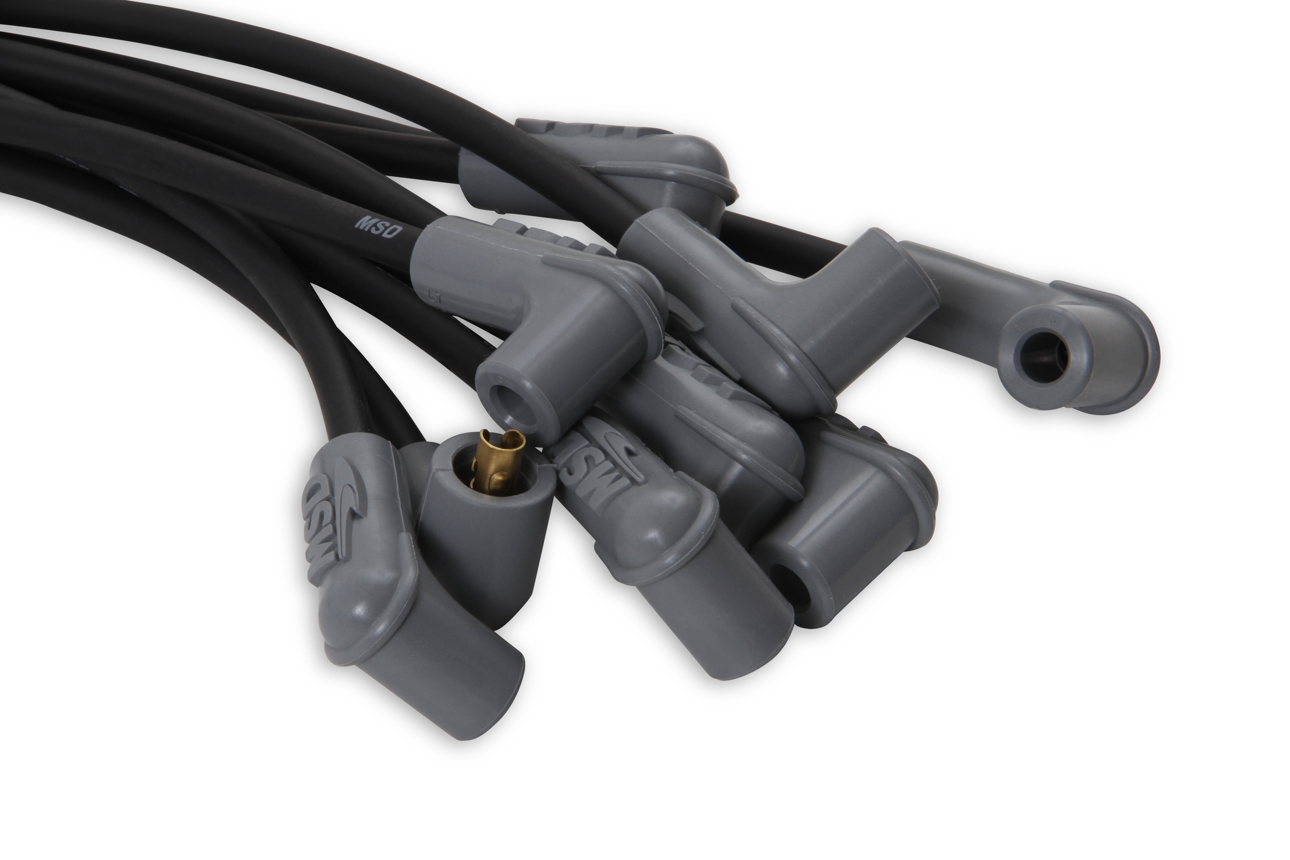 MSD Black Super Conductor Universal 8 Cyl. 90° Spark Plug Wire Set 31233 product image 9