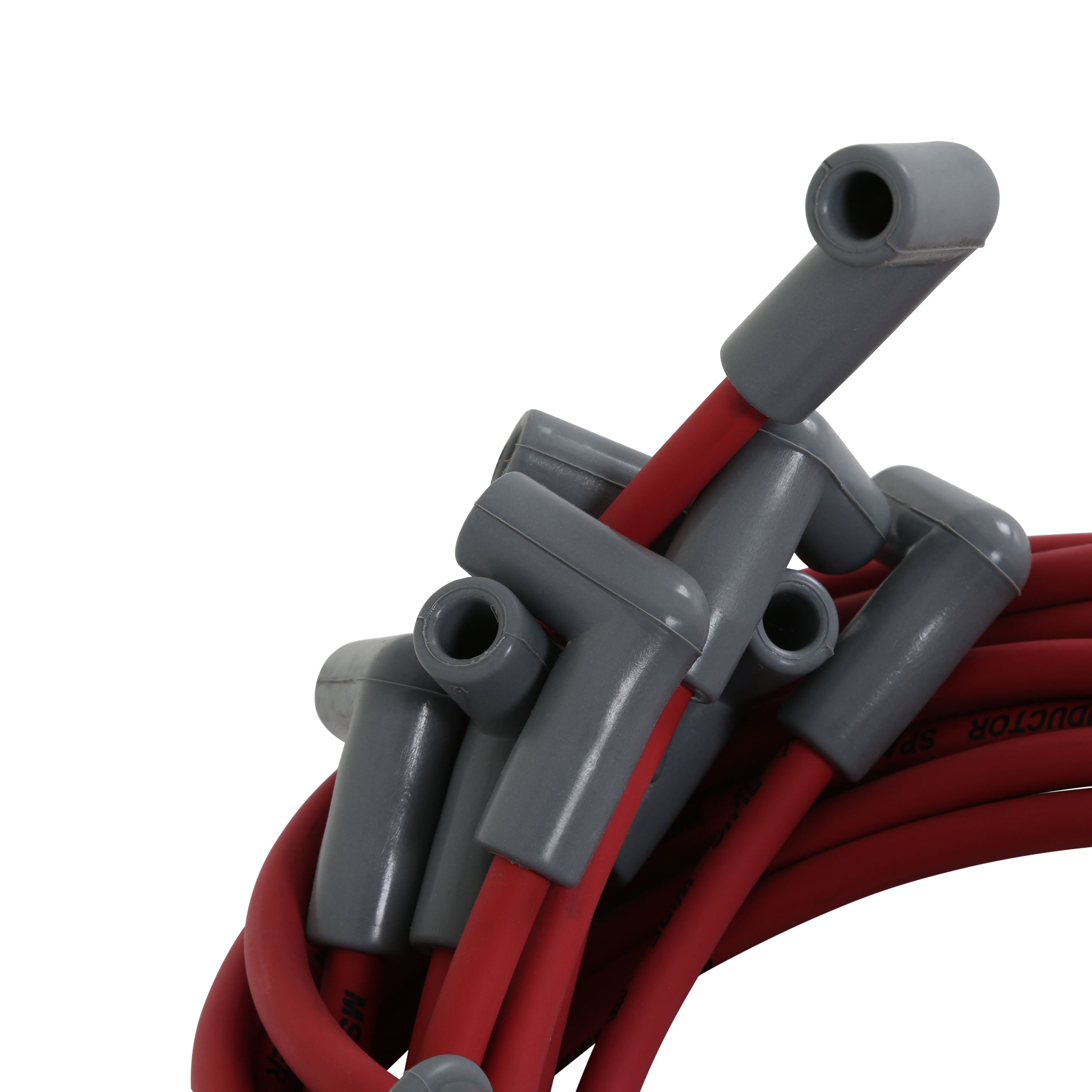 MSD For Use on Ford Engines, HEI Boots, Red Jacket. Spark Plug Wire Set 31339 product image 2