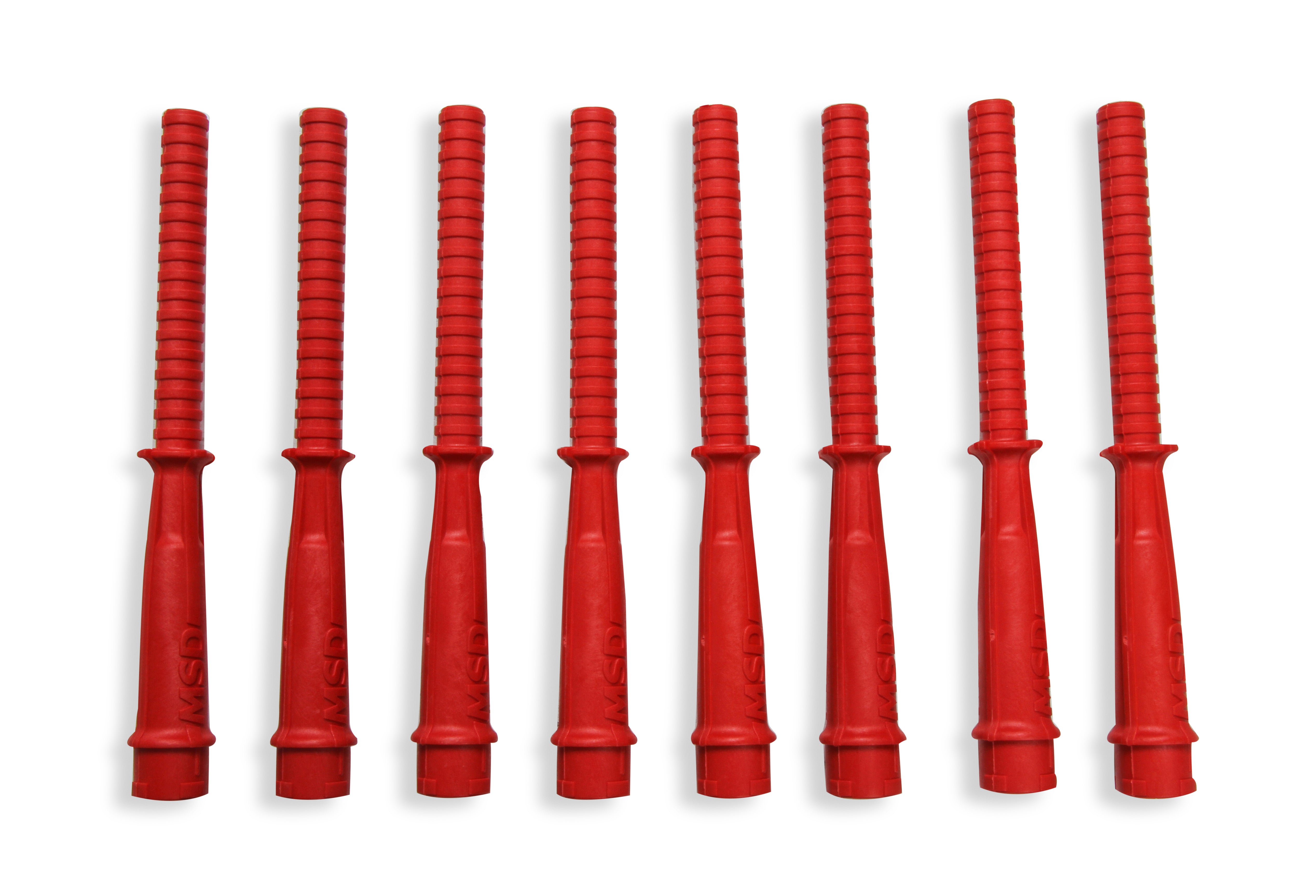 MSD Single Hemi Wire Set, Super Conductor 8.5mm Wire Set, Red 31529 product image 8