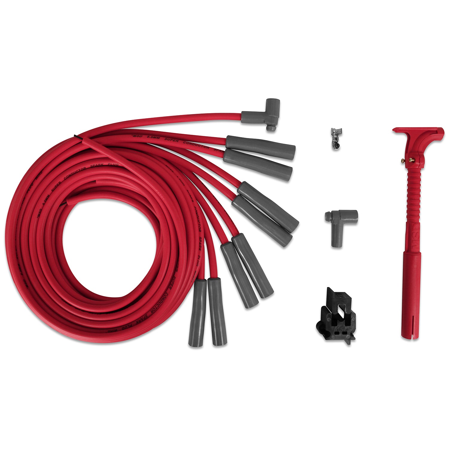 MSD Super Conductor Spark Plug Wire Set Ford And Chrysler Hemi Pro Stock Head 31539 product image 1