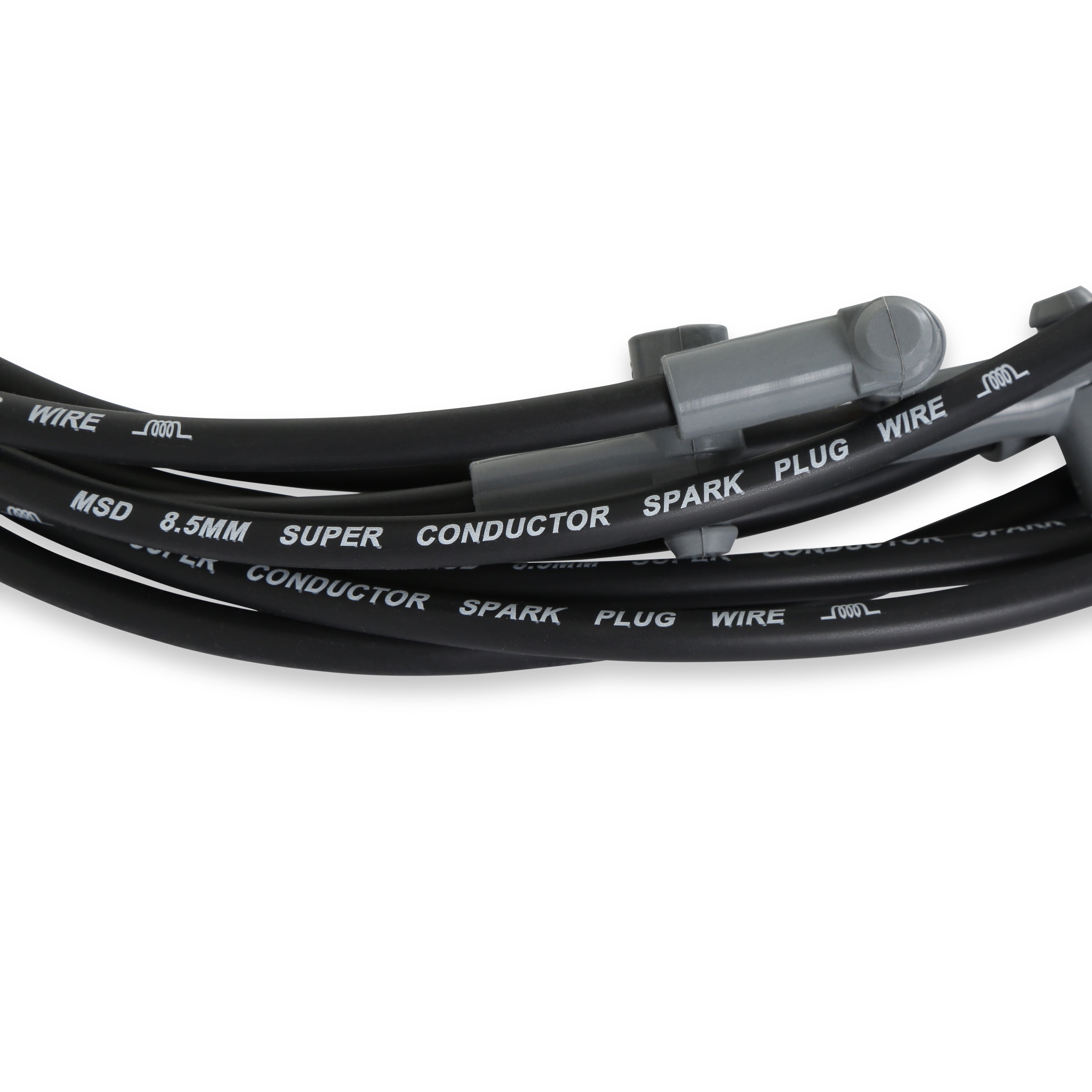 MSD 8.5mm Super Conductor Wire Set For SBC Sprintcar, Close Fit, in Black 31543 product image 3