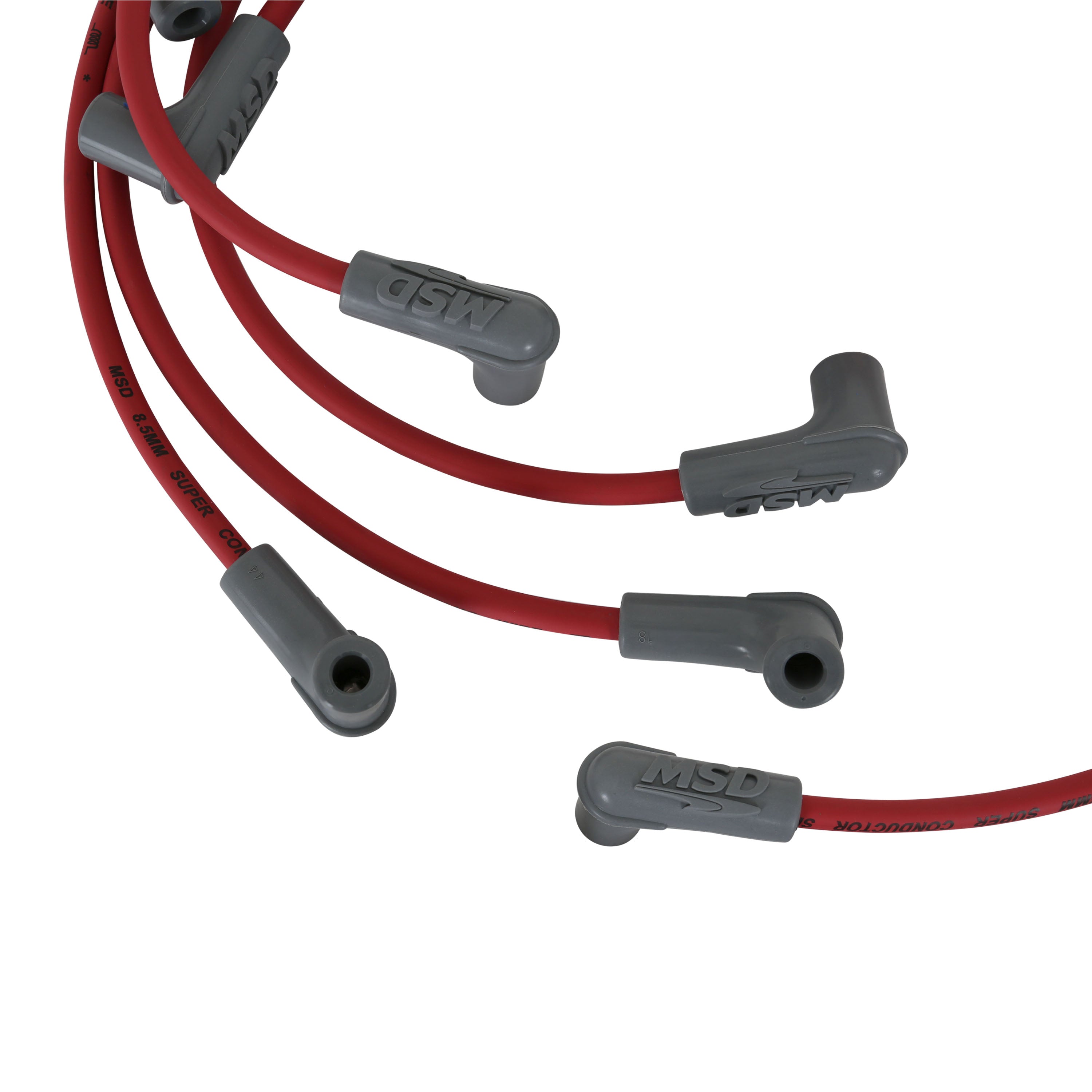 MSD Tight Fit / 90 Degree at Plug / 90 Degree at Cap Spark Plug Wire Set 31549 product image 2