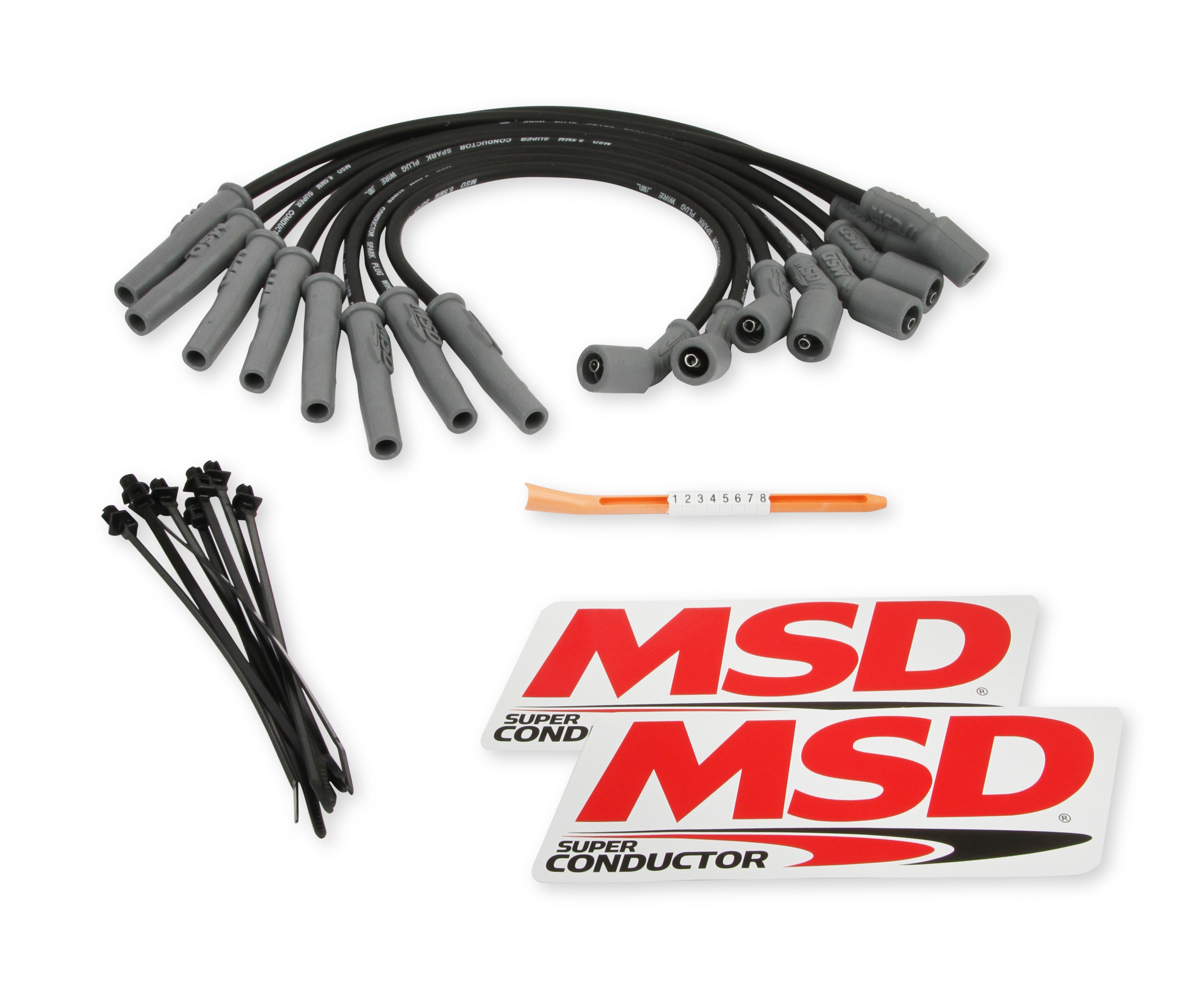 MSD Direct Replacement 8.5 mm Super Conductor Spark Plug Wire Set. 31633 product image 2